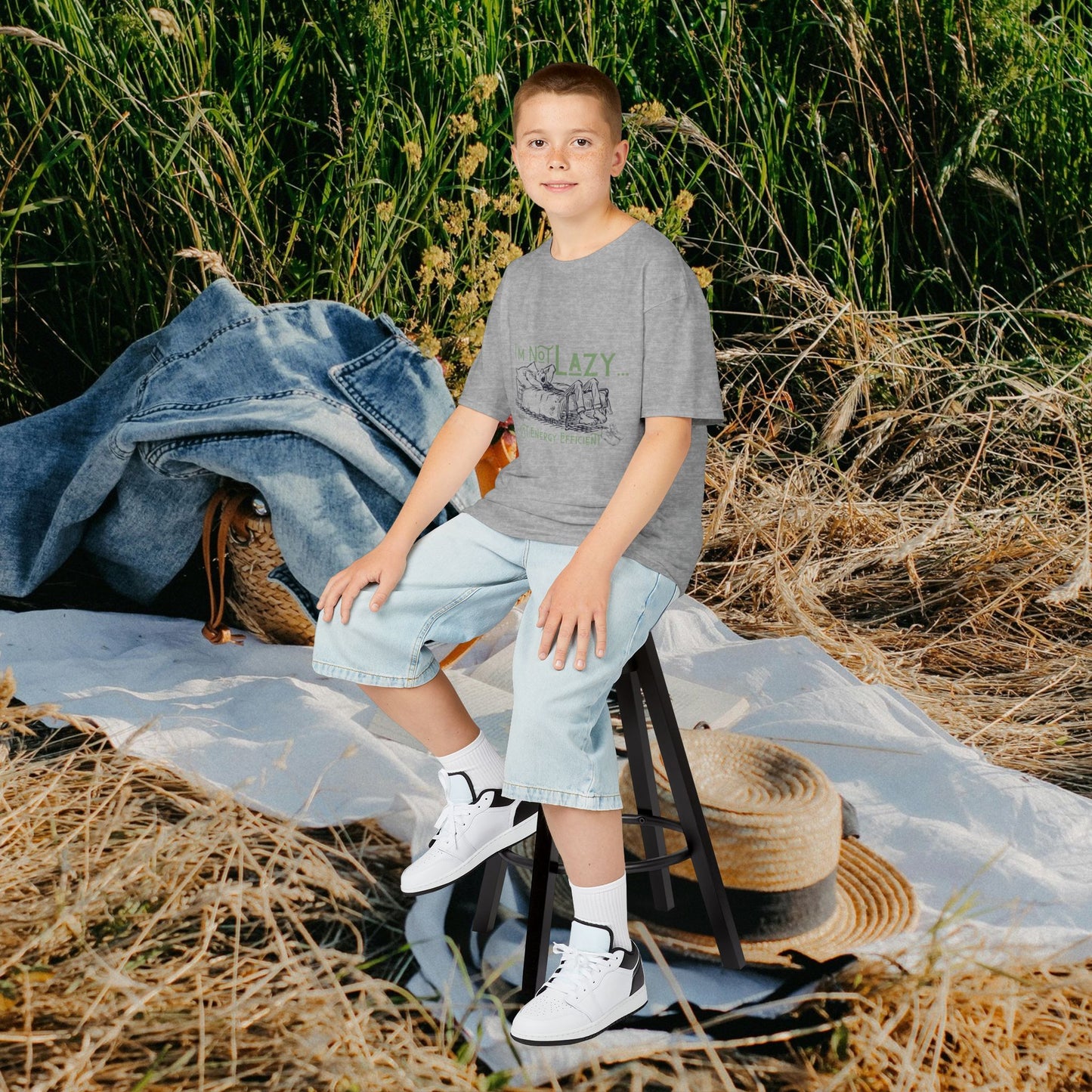Kids Heavy Cotton™ Tee_ N2+ Series KHCT PT2WW009_ Limited Edition Durable Comfort for Every Adventure by WesternWaves: