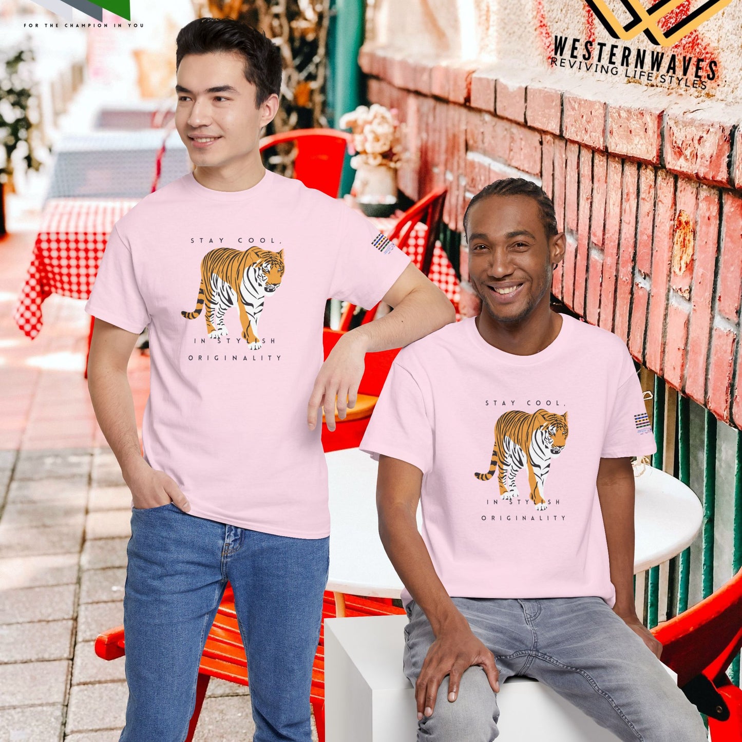 Unisex Heavy Cotton Tee_ Crafted from premium 100% cotton_ N+ Series UHCT PT2WV011_ Limited Edition by WesternWaves: