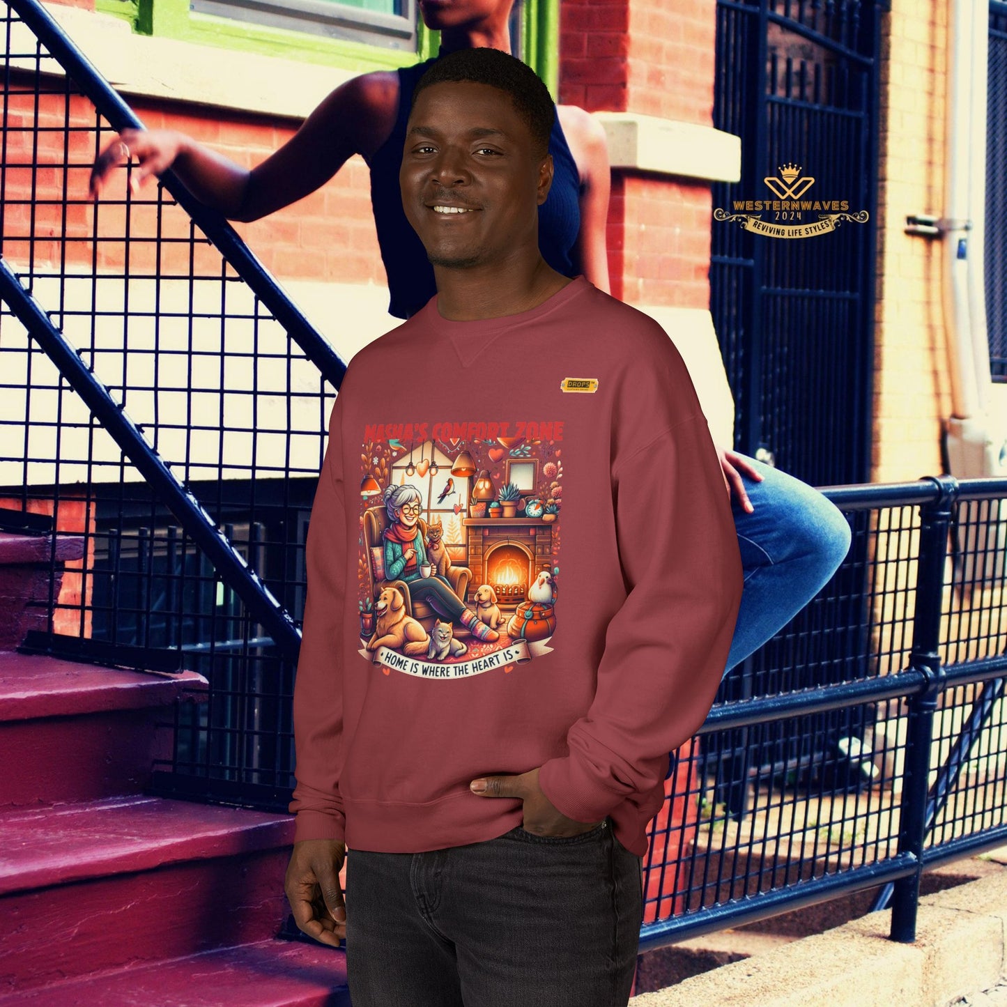 Crewneck Sweatshirt_ N7* Series CNSS PT2WW001_ Limited Edition Gift for Her, by WesternWaves: