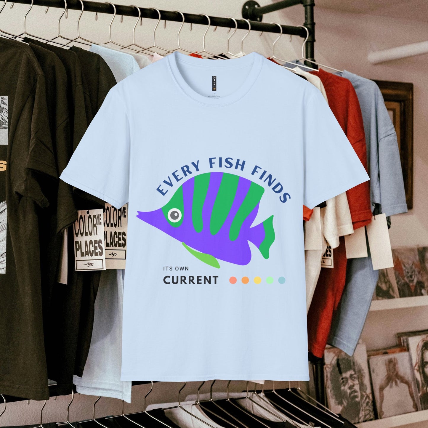 Unisex Softstyle T-Shirt_ N+ Series USSTS FT2WW010_ Limited Edition by WesternWaves: