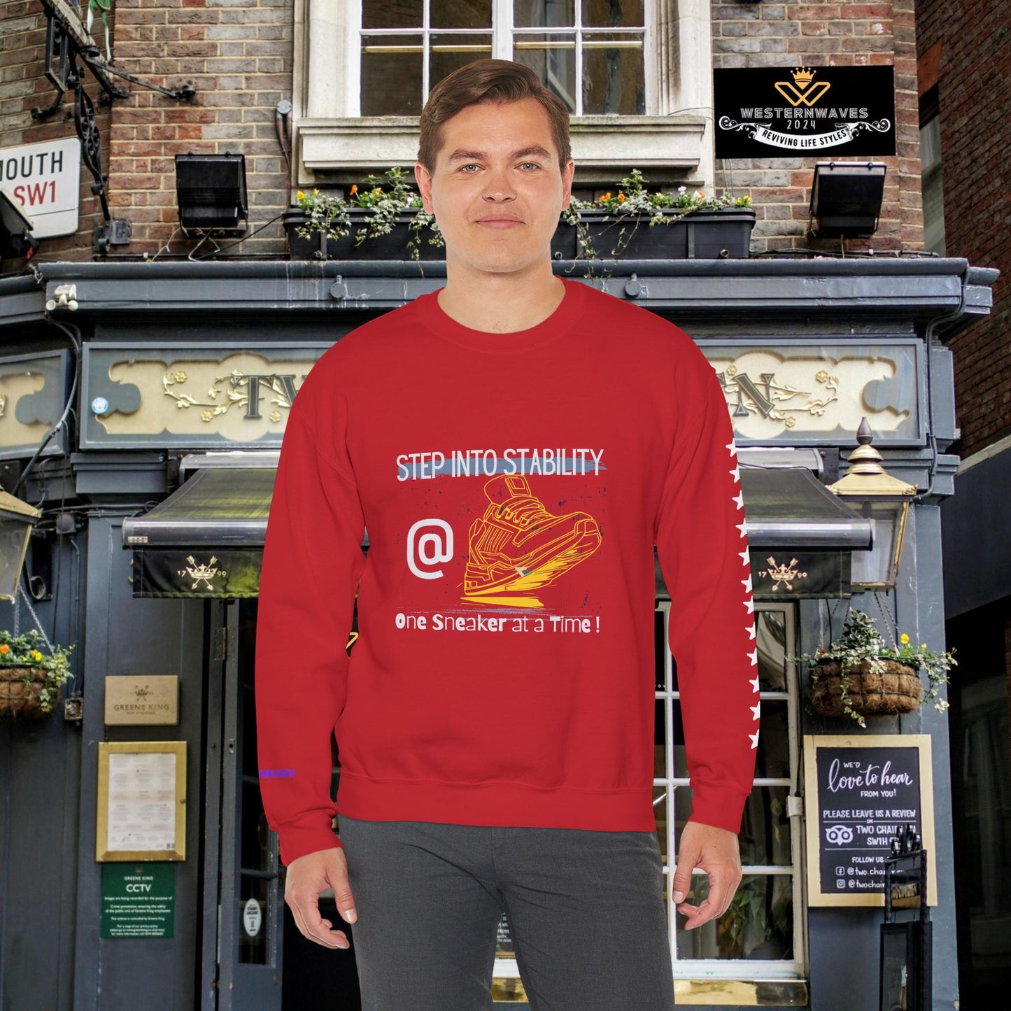 Unisex Heavy Blend™ Crewneck Sweatshirt_ N3+ Series UHBCSS PT2WW033_ Limited Edition Pure Luxury By WesternWaves: