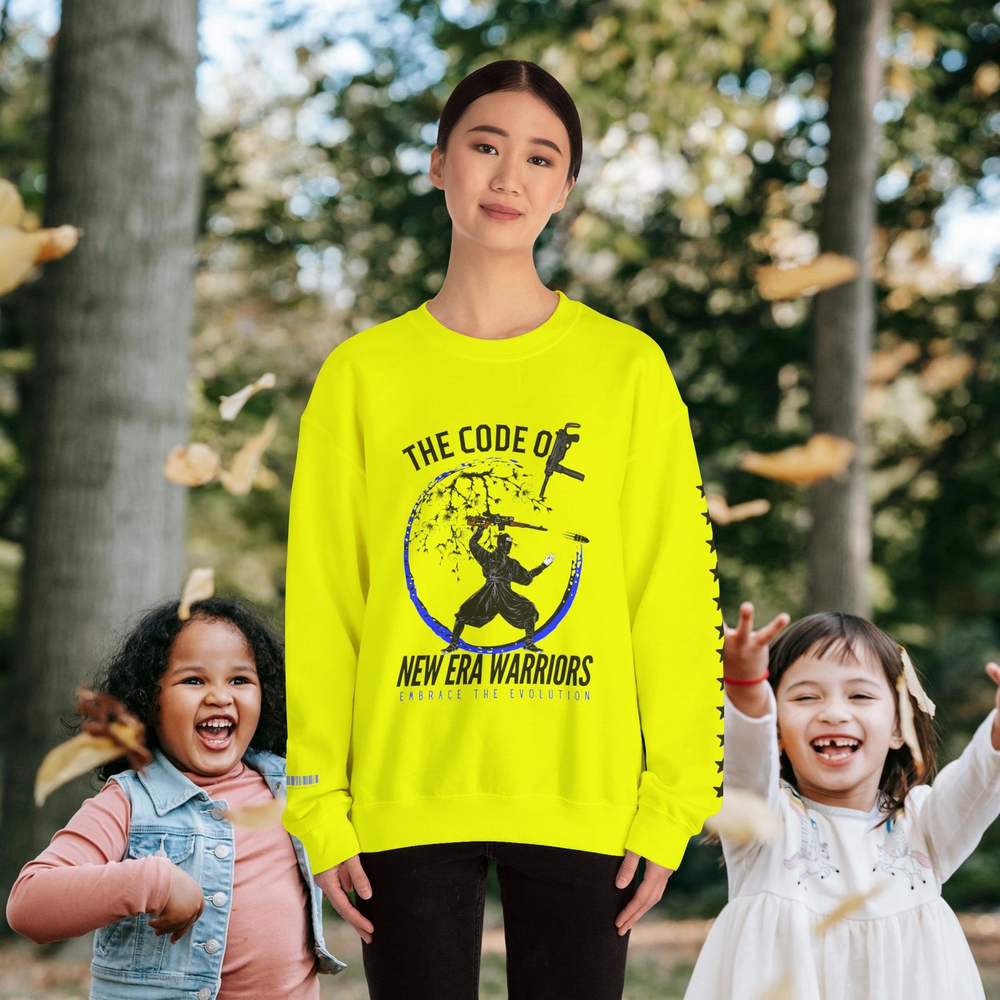 Unisex Heavy Blend™ Crewneck Sweatshirt_ N3+ Series UHBCSS PT2WV010_ Limited Edition Timeless Style by WesternWaves: