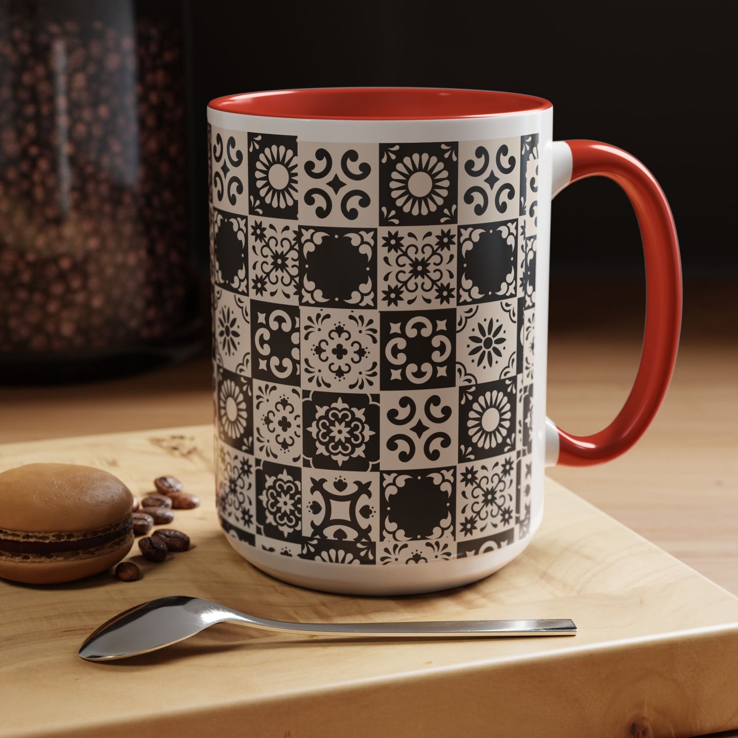 Accent Coffee Mug (11, 15oz)_ N+ Series ACMUG PT2WW004_ Limited Edition Mug by WesternWaves