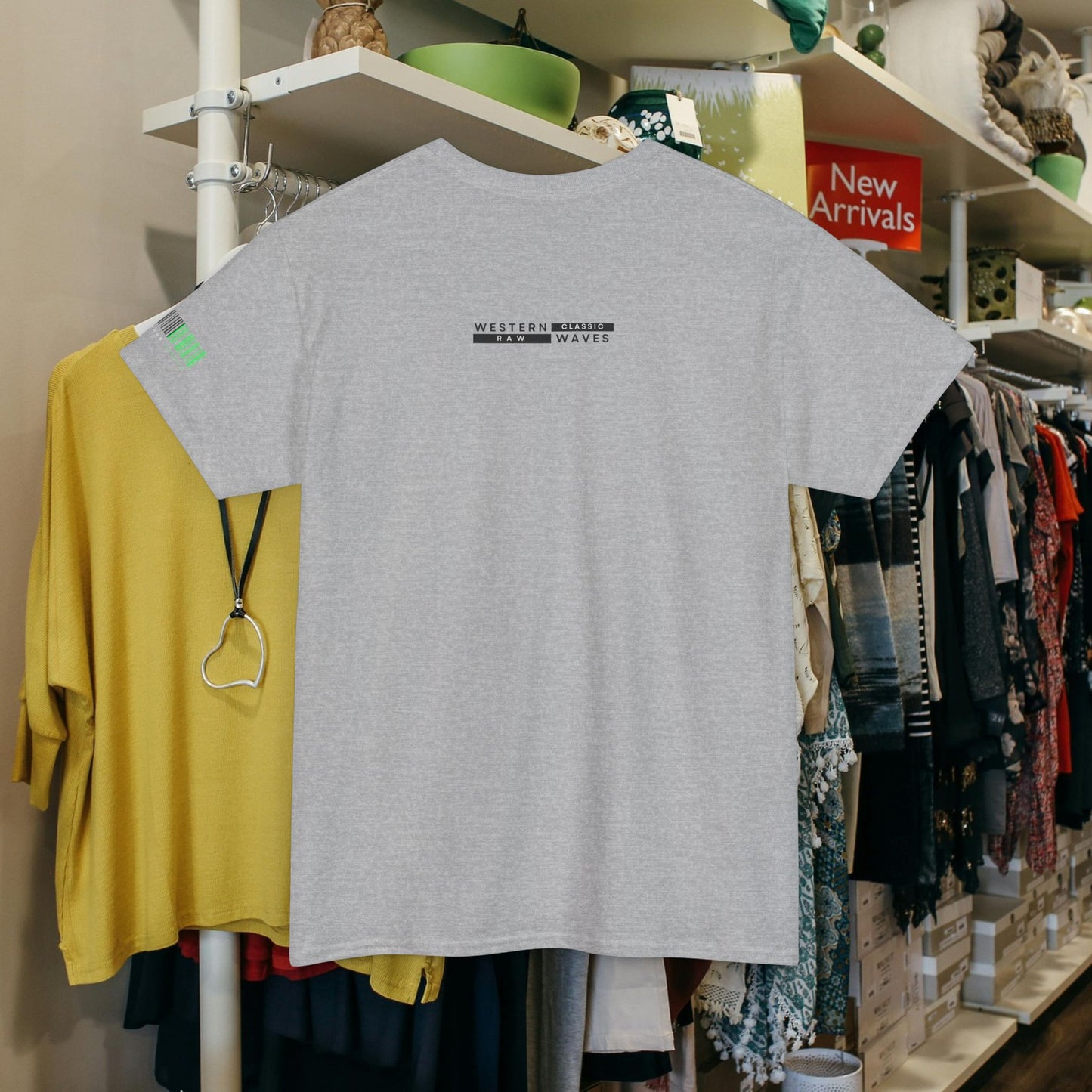 Unisex Heavy Cotton Tee_ Crafted from premium 100% cotton_ N2 Series UHCT PT2WW001_ Limited Edition Comfort & Durability by WesternWaves: