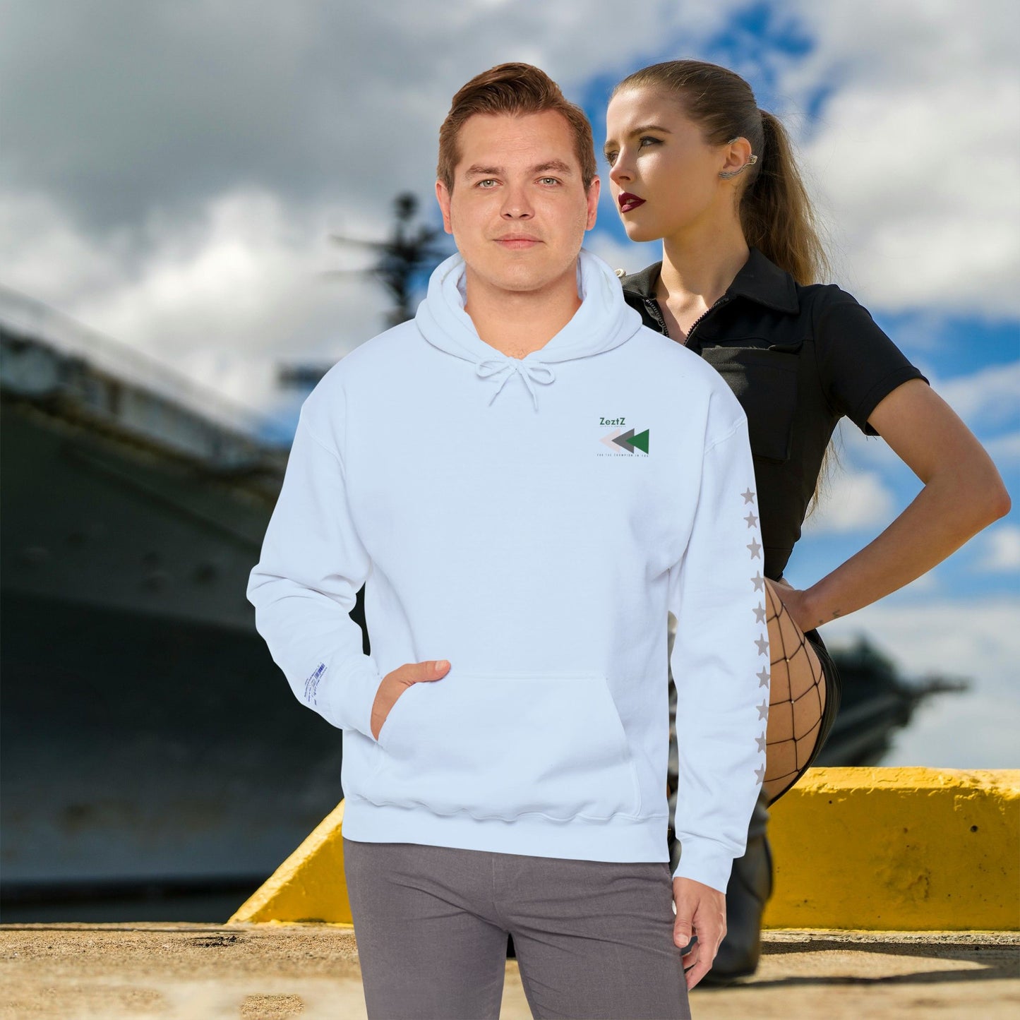 Unisex Heavy Blend™ Hooded Sweatshirt_ N+ Series USHBHSS PT2WW001_ Limited Edition by WesternWaves: