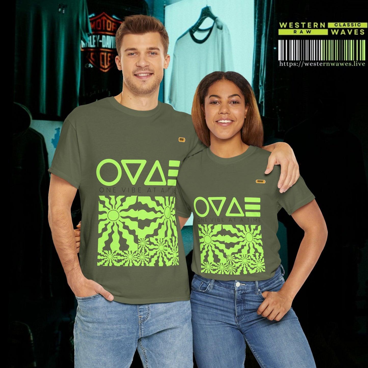 Unisex Heavy Cotton Tee_ Series N7* USHCTEE PT2WW003_ Limited Edition Heavy Cotton Tee by WesternWaves: