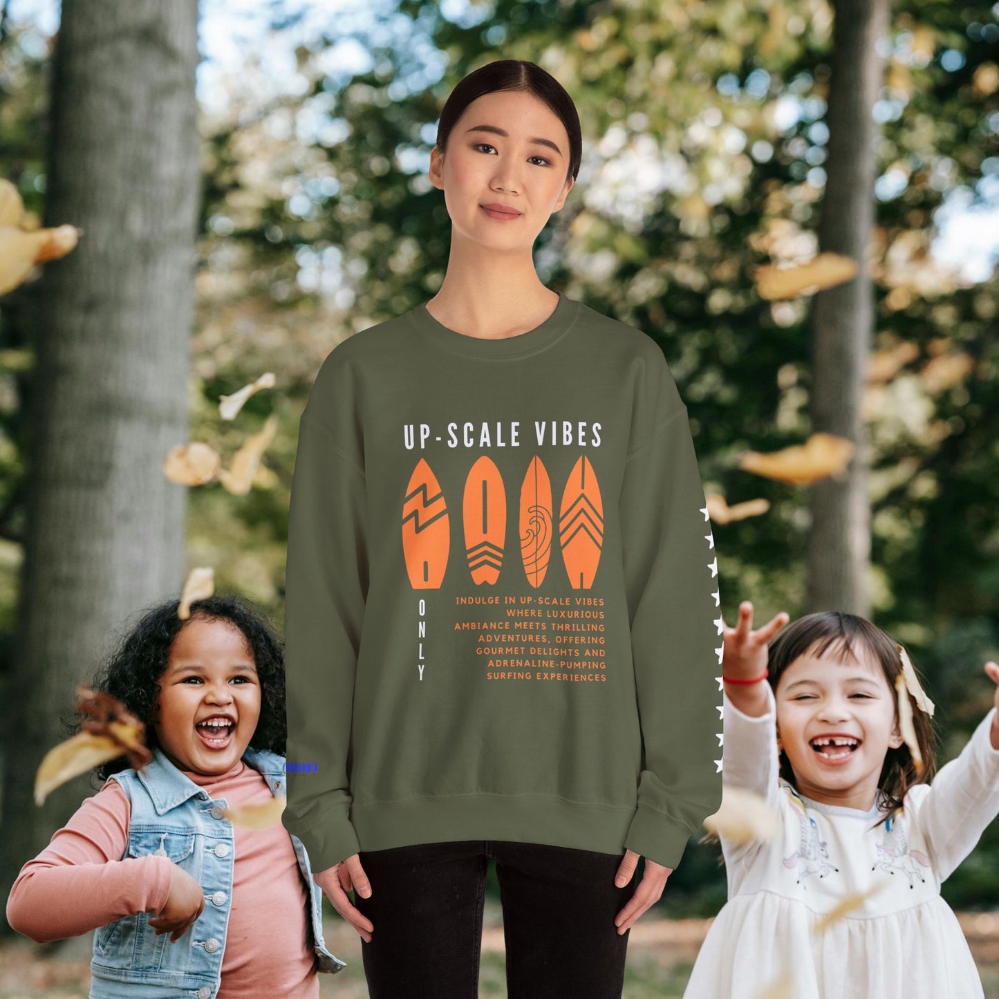 Unisex Heavy Blend™ Crewneck Sweatshirt_ N3+ Series UHBCSS PT2WW009_ Limited Edition Pure Luxury by WesternWaves: