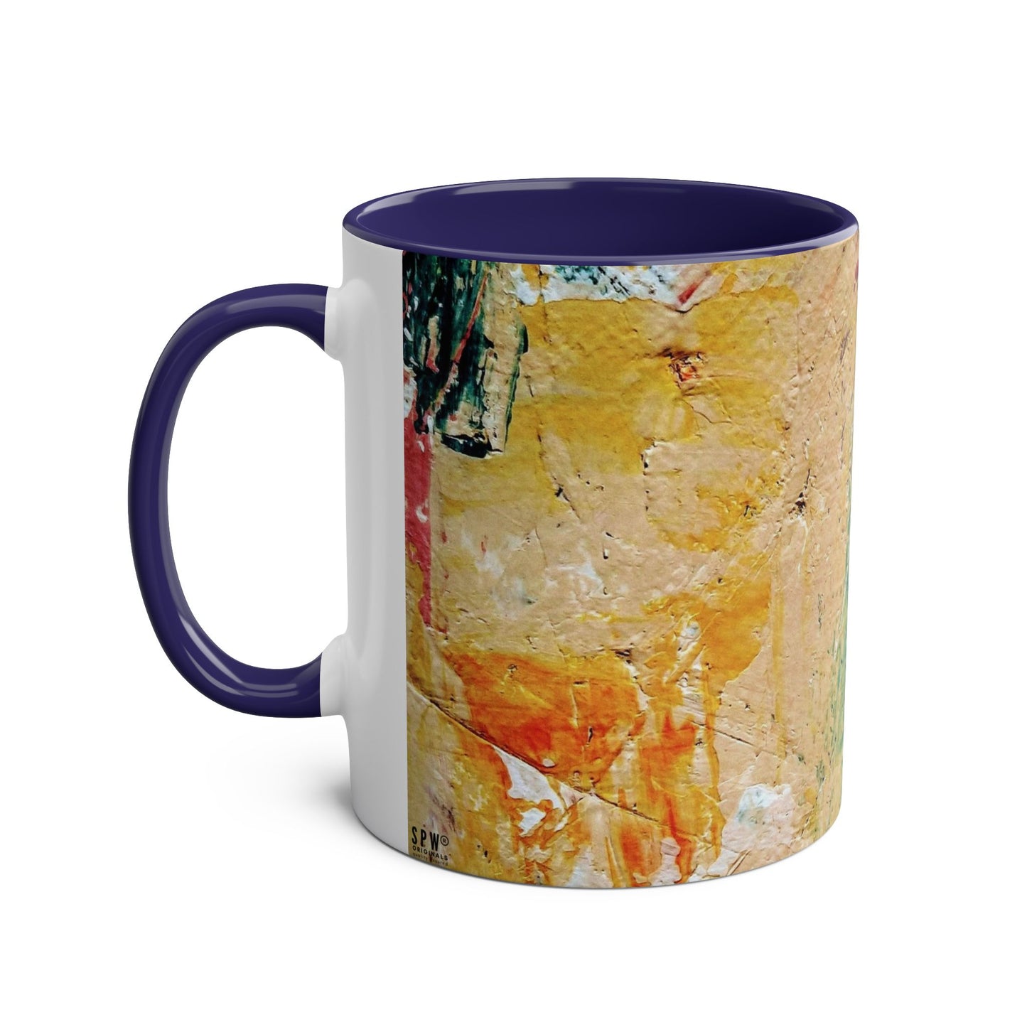 Two-Tone Coffee Mugs, 11oz_ N2+ Series TTCM11OZ PT2WW001_ Limited Edition by SPW of WesternWaves: