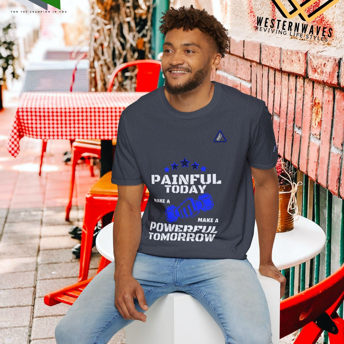 Unisex Softstyle T-Shirt_ N2+ Series SPW USSTS FT2WW008_ Redefine Relaxation Limited Edition by WesternWaves: