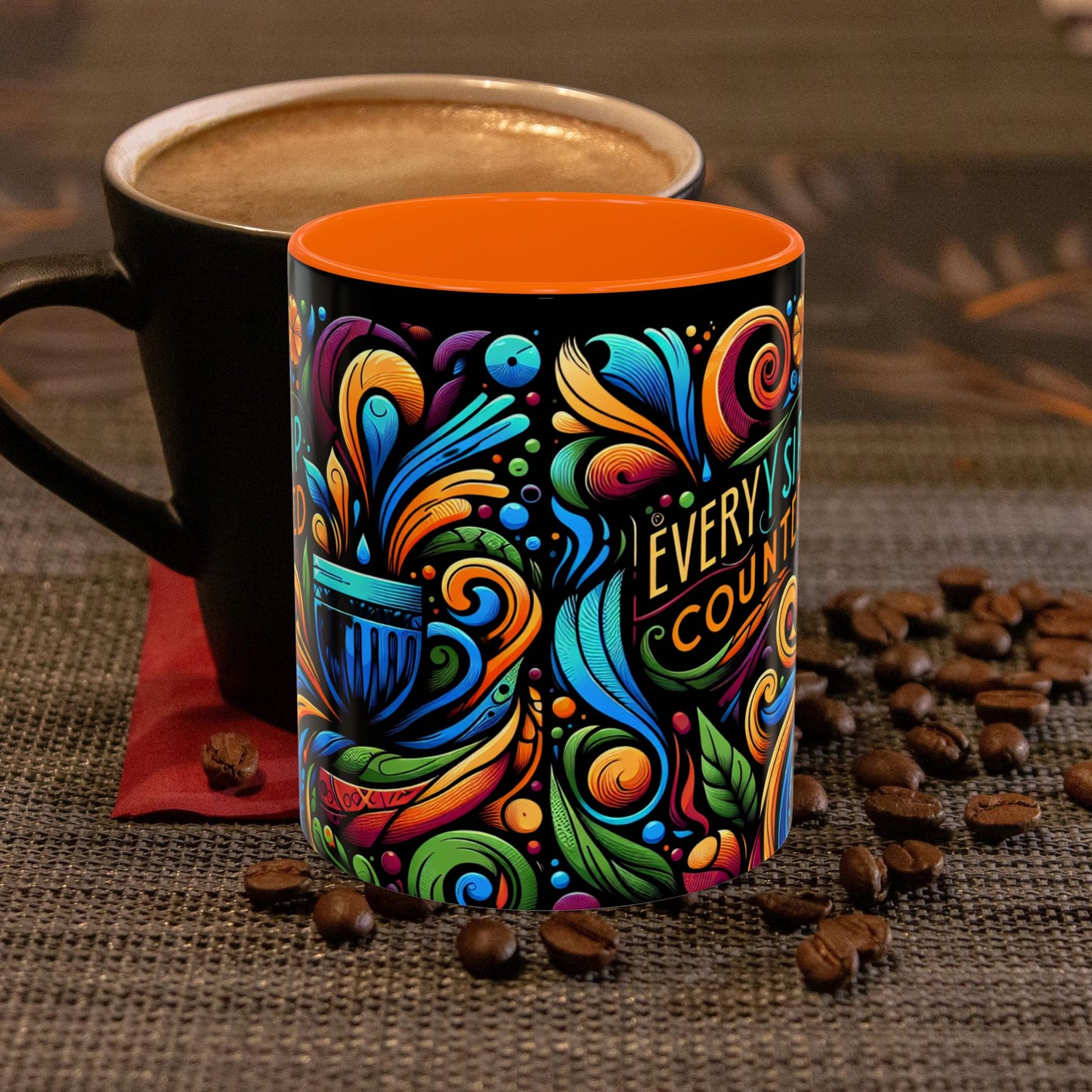 Accent Coffee Mug 11_ N3* Series ACM11OZ PT2WW022_ Limited Edition Perfect Blend of Style by WesternWaves:
