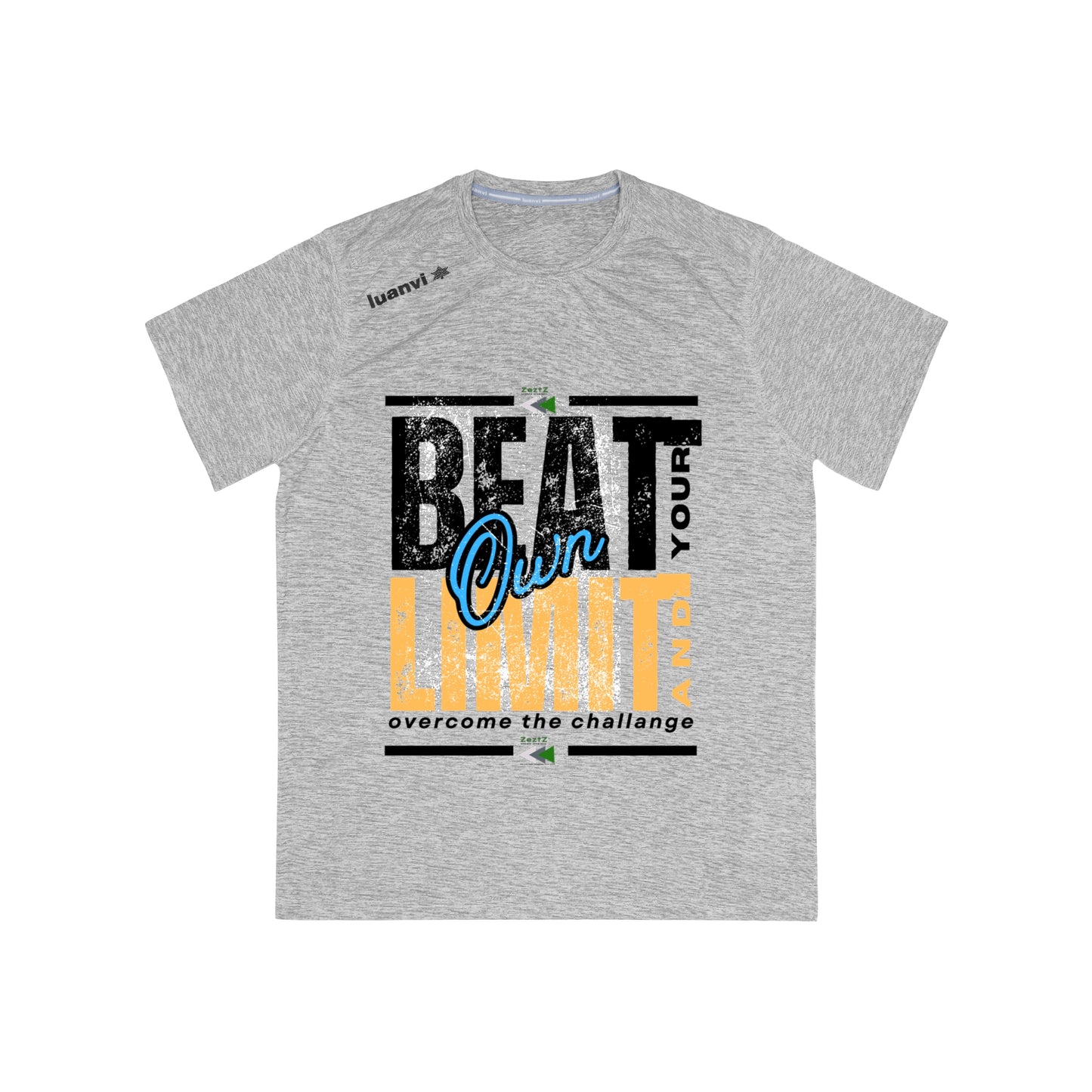 Men's Sports T-shirt_ N2+ Series MSTS PT2WW001_ Limited Edition ZeztZ Brand Men's Performance Sports T-shirt by WesternWaves: