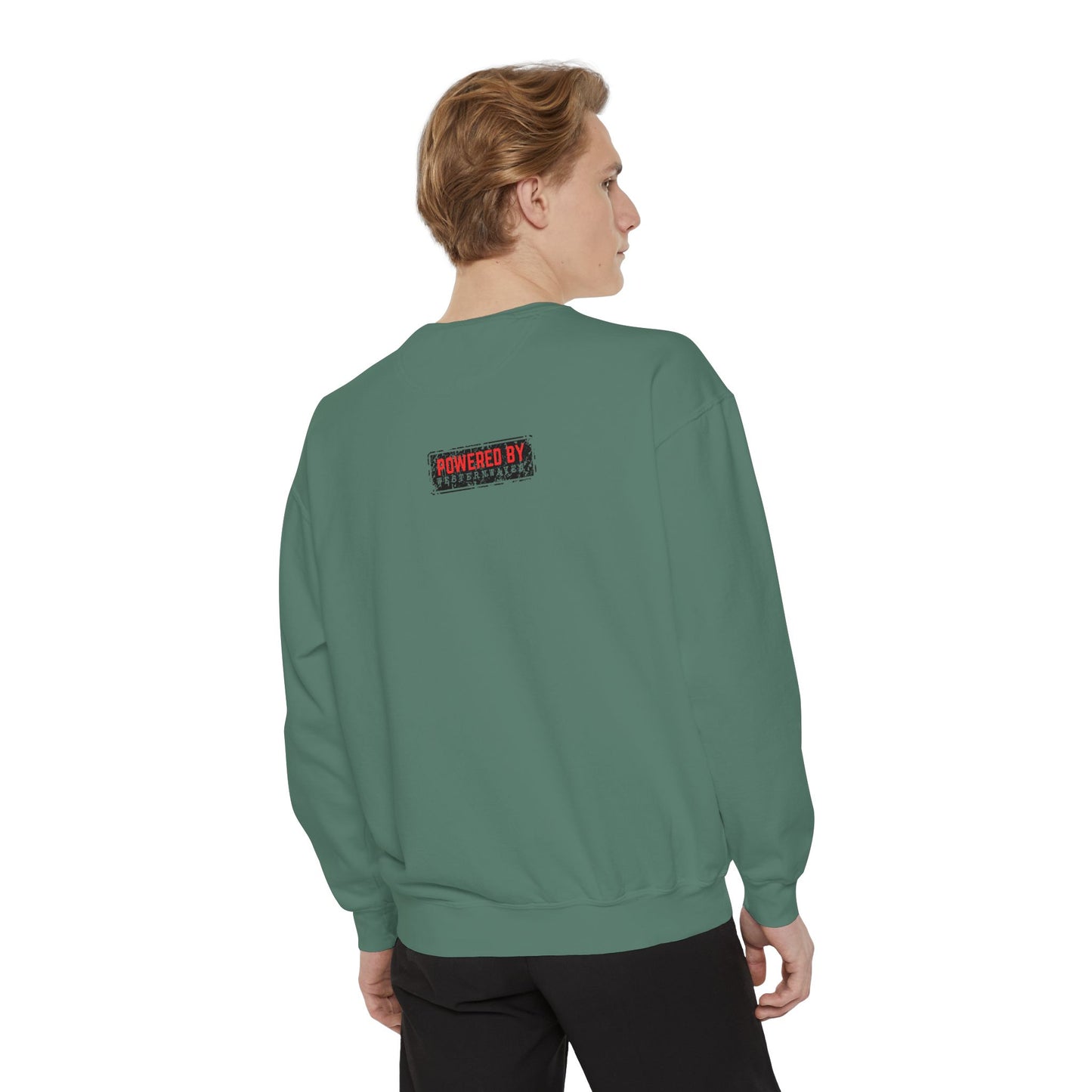 Motivational Unisex Garment-Dyed Sweatshirt, Cozy Pullover, Rise and Shine Apparel, Gift for Her, Inspirational Clothing
