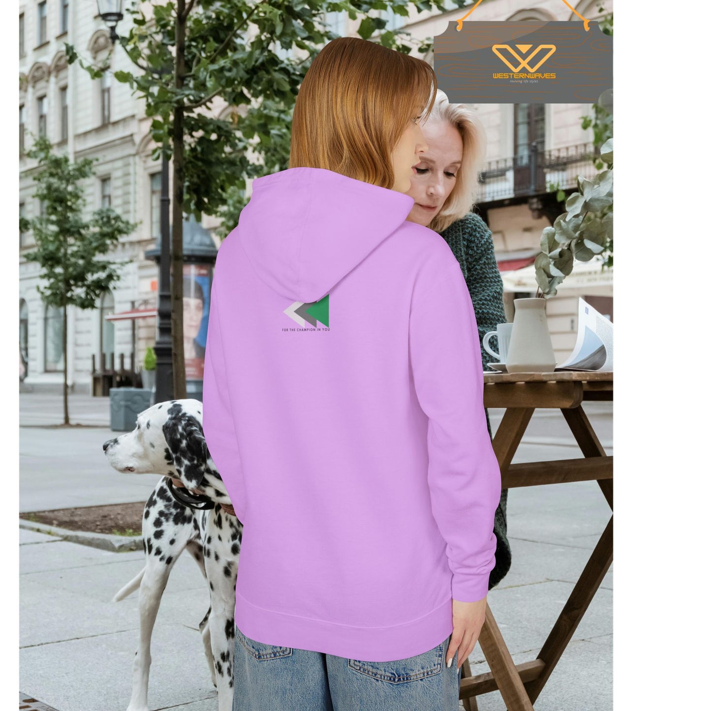 Unisex Lightweight Hooded Sweatshirt – N2 Series USLWHSS PT2WW021_ Limited Edition Crafted Comfort by WesternWaves:
