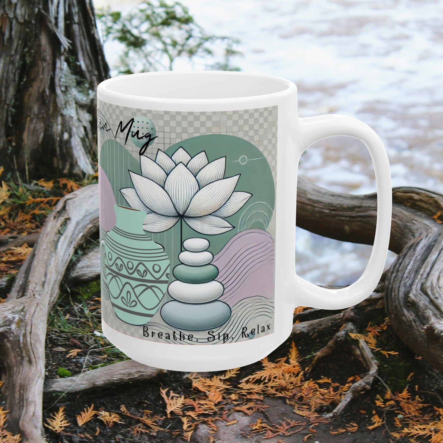 Ceramic Mug, (11oz, 15oz)_ N3+ Series CM10OZ&15OZ PT2WW002_ Limited Edition by WesternWaves: