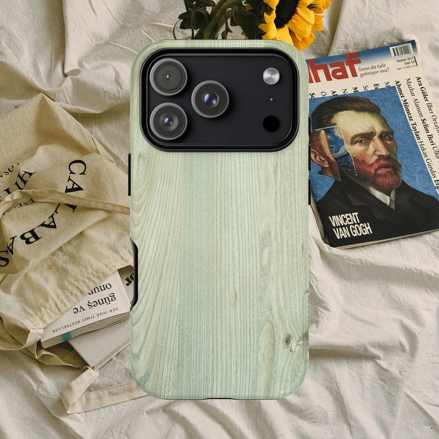 Tough Cases_ iPhone Case_ Series N8+ TCPCASE PT2WW005_ Limited Edition Wooden Grain Phone Case for iPhones by WesternWaves_