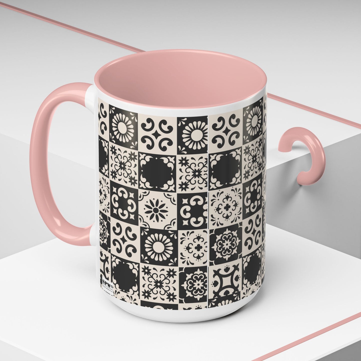 Accent Coffee Mug (11, 15oz)_ N+ Series ACMUG PT2WW004_ Limited Edition Mug by WesternWaves