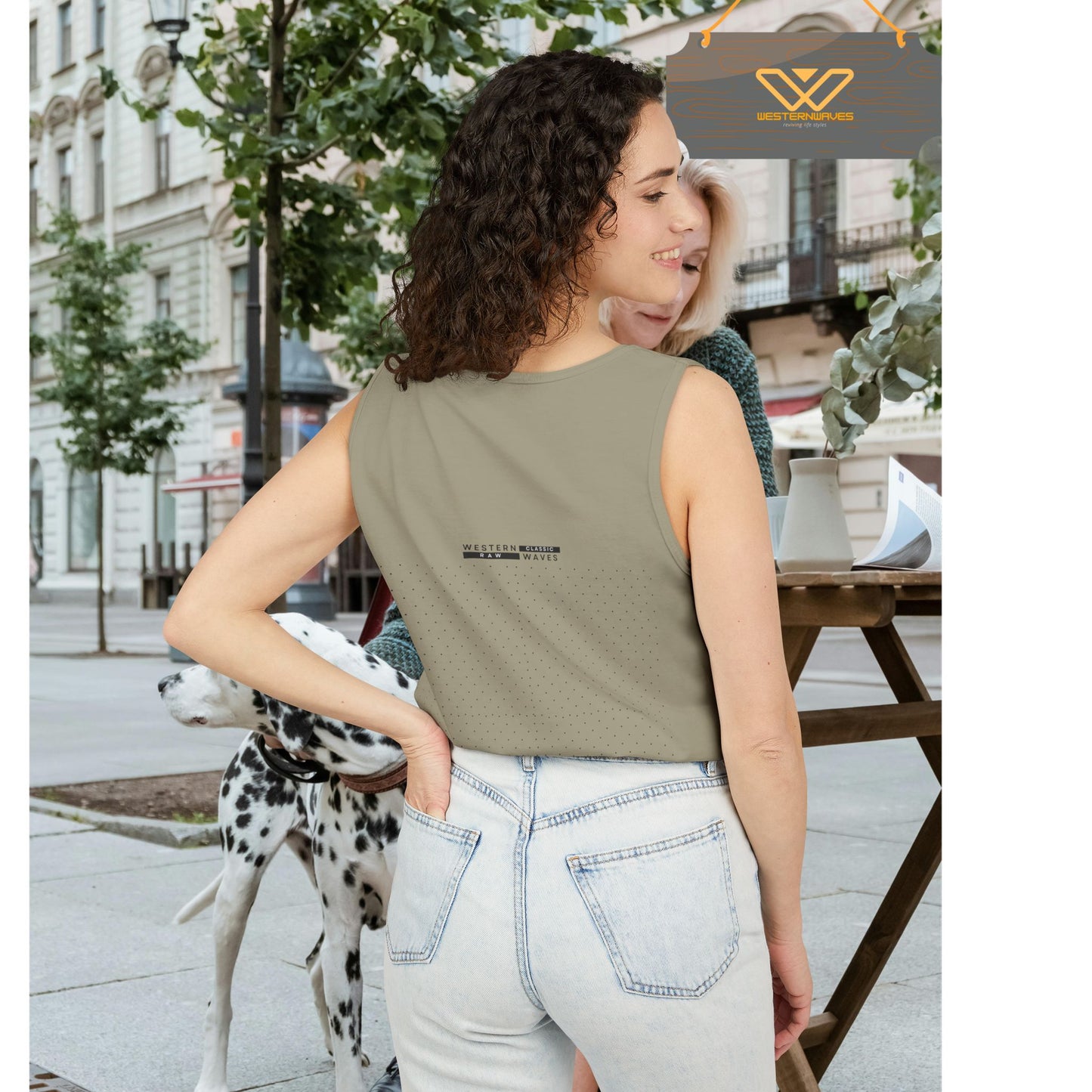 Unisex Garment-Dyed Tank Top_ Series N7* USDYEDTTOPS PT2WW001_ Limited Edition by WesternWaves: