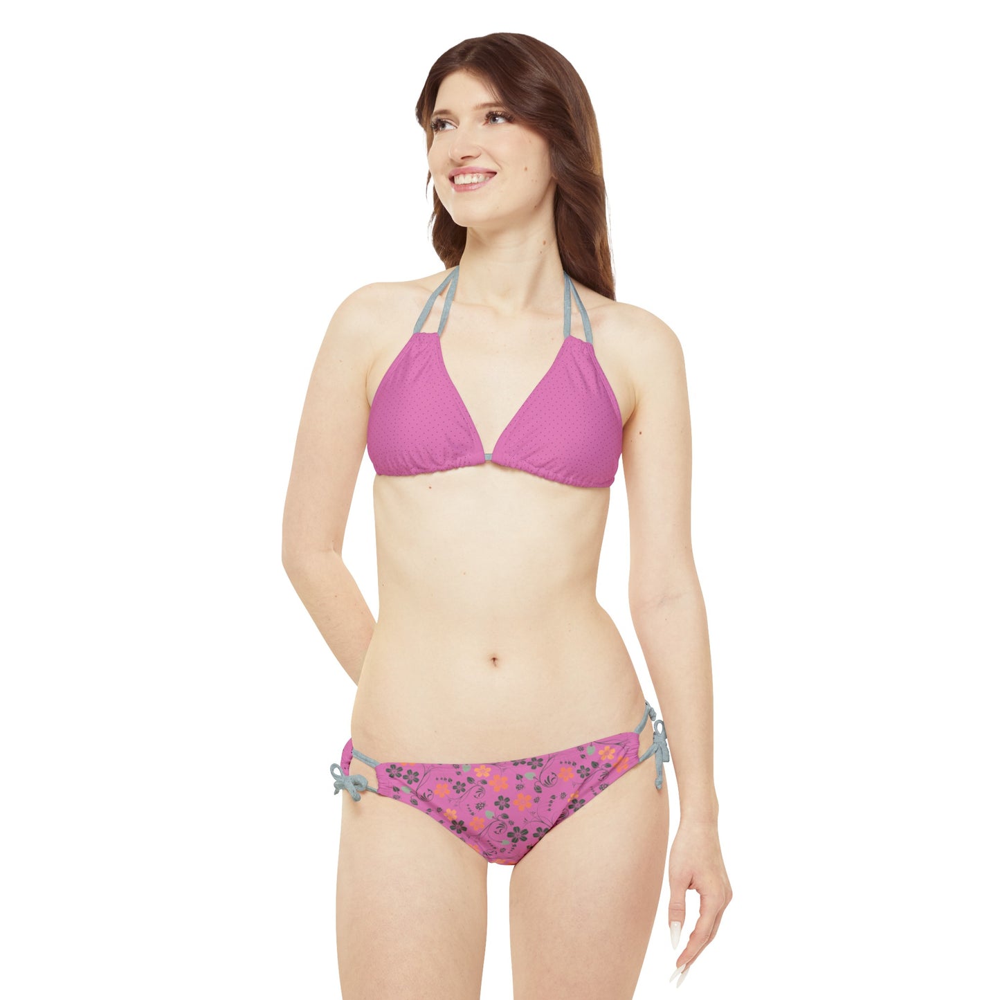 Strappy Bikini Set (AOP)_ N+ Series SBS(AOP) PT2WW001_Limited Edition by WesternWaves