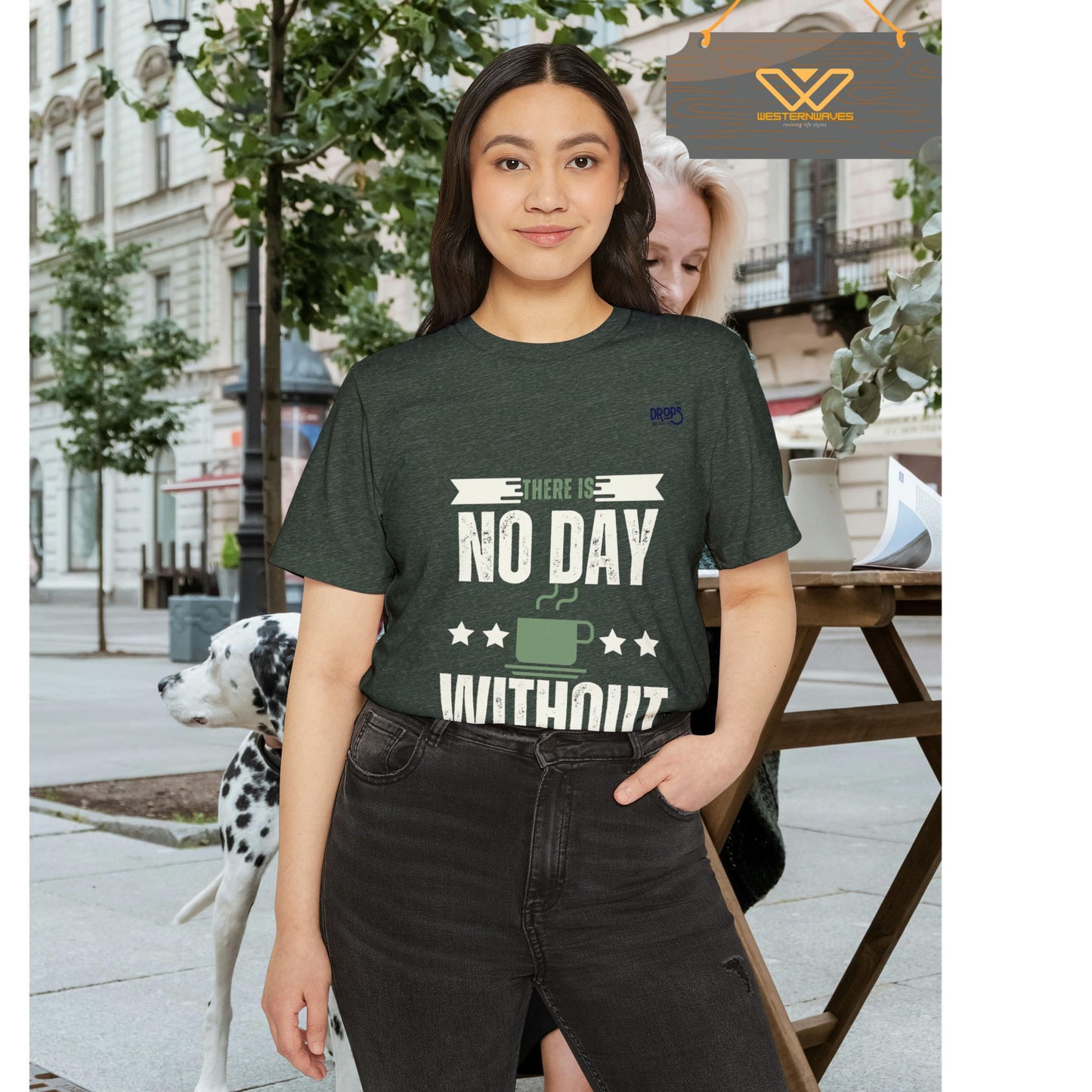 Unisex Recycled Organic T-Shirt_ N7* Series USRCOTS PT2WW001_ Limited Edition by WesternWaves: