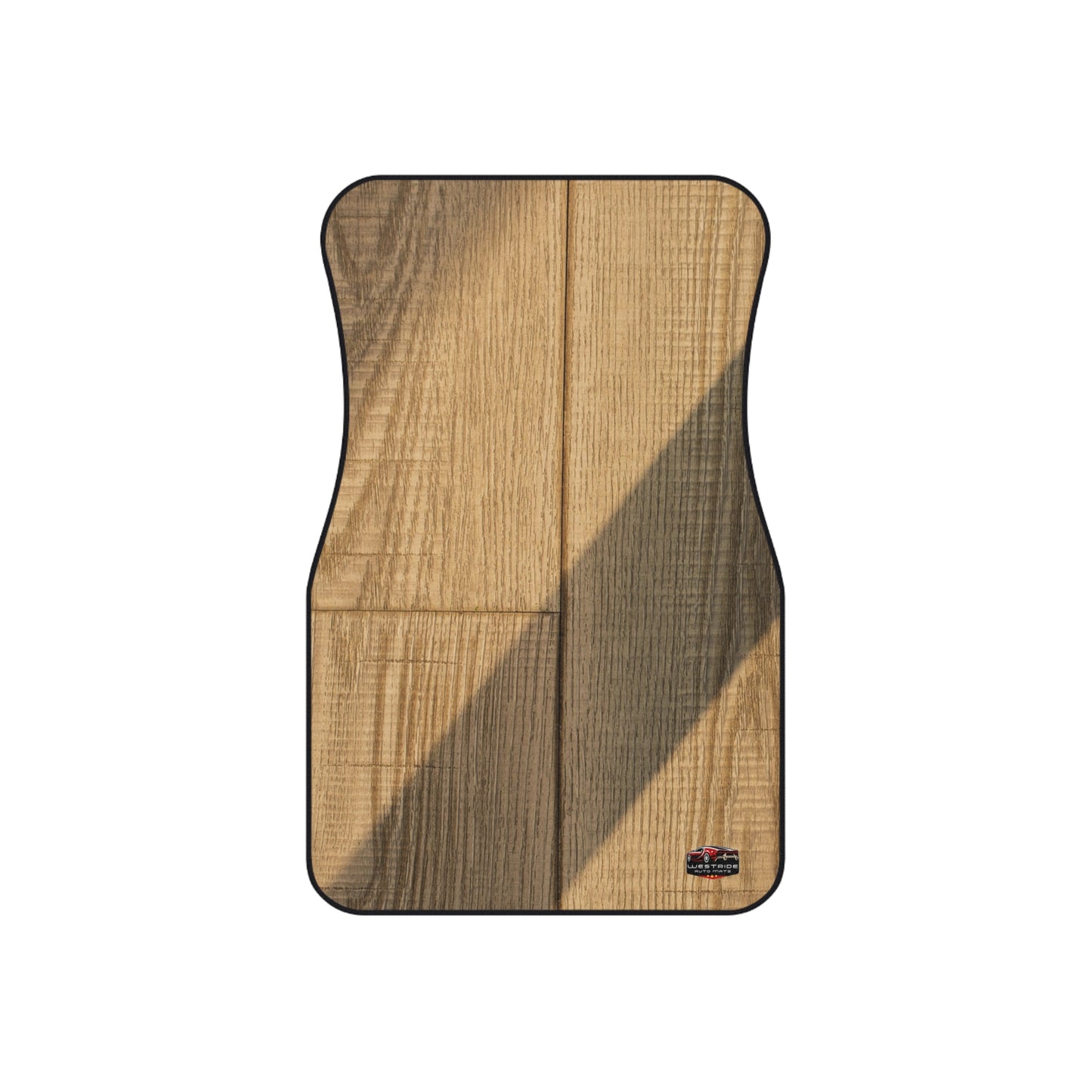 Car Floor Mats Set of 4- Natural Wood-Inspired_ Series N8+ NWICMS4 PT2WW001_ Limited Edition Stylish Auto Floor Mats by WesternWaves_