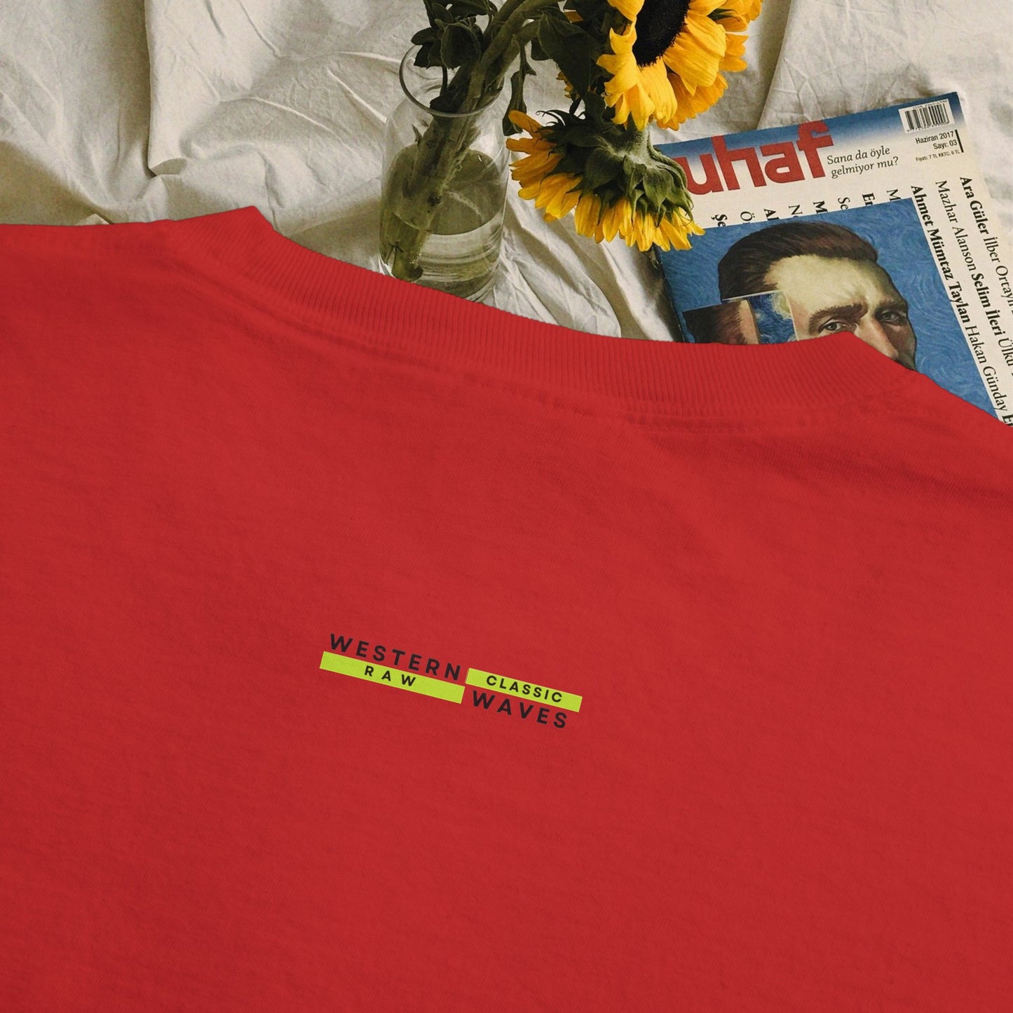 Unisex Garment-Dyed Pocket T-Shirt_ N3+ Series USGDPTS PT2WW001_ Limited Edition Raw Classic by WesternWaves: