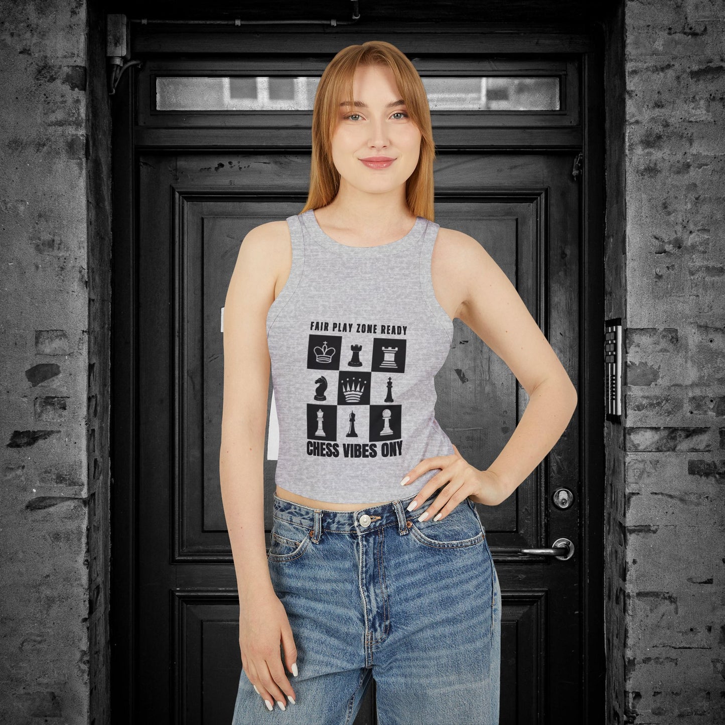 Women's Micro Rib Racer Tank Top_ N2+ Series WMRRT PT2WW008_ Limited Edition Style & Comfort by WesternWaves: