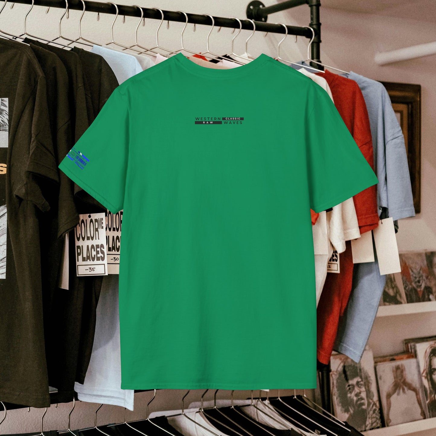Unisex Softstyle T-Shirt_ N2+ Series SPW USSTS FT2WW008_ Redefine Relaxation Limited Edition by WesternWaves: