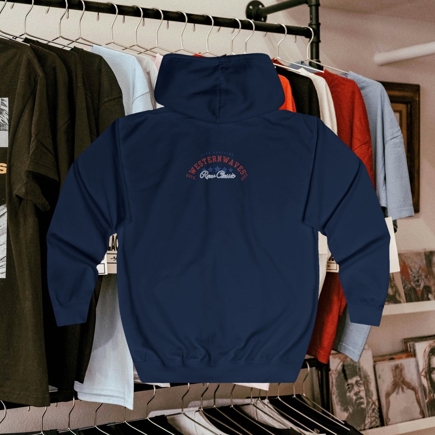 Unisex Full Zip Hoodie_ 21 June 2025_ Limited Edition Stylish Comfort by WesternWaves: