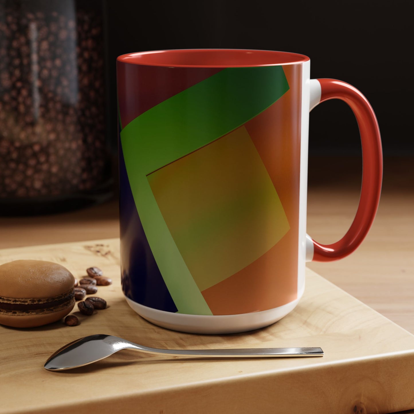 Accent Coffee Mug 11, 15oz_ N3+ Series ACM11OZ PT2WW018_ Limited Edition Perfect Blend of Style by WesternWaves: