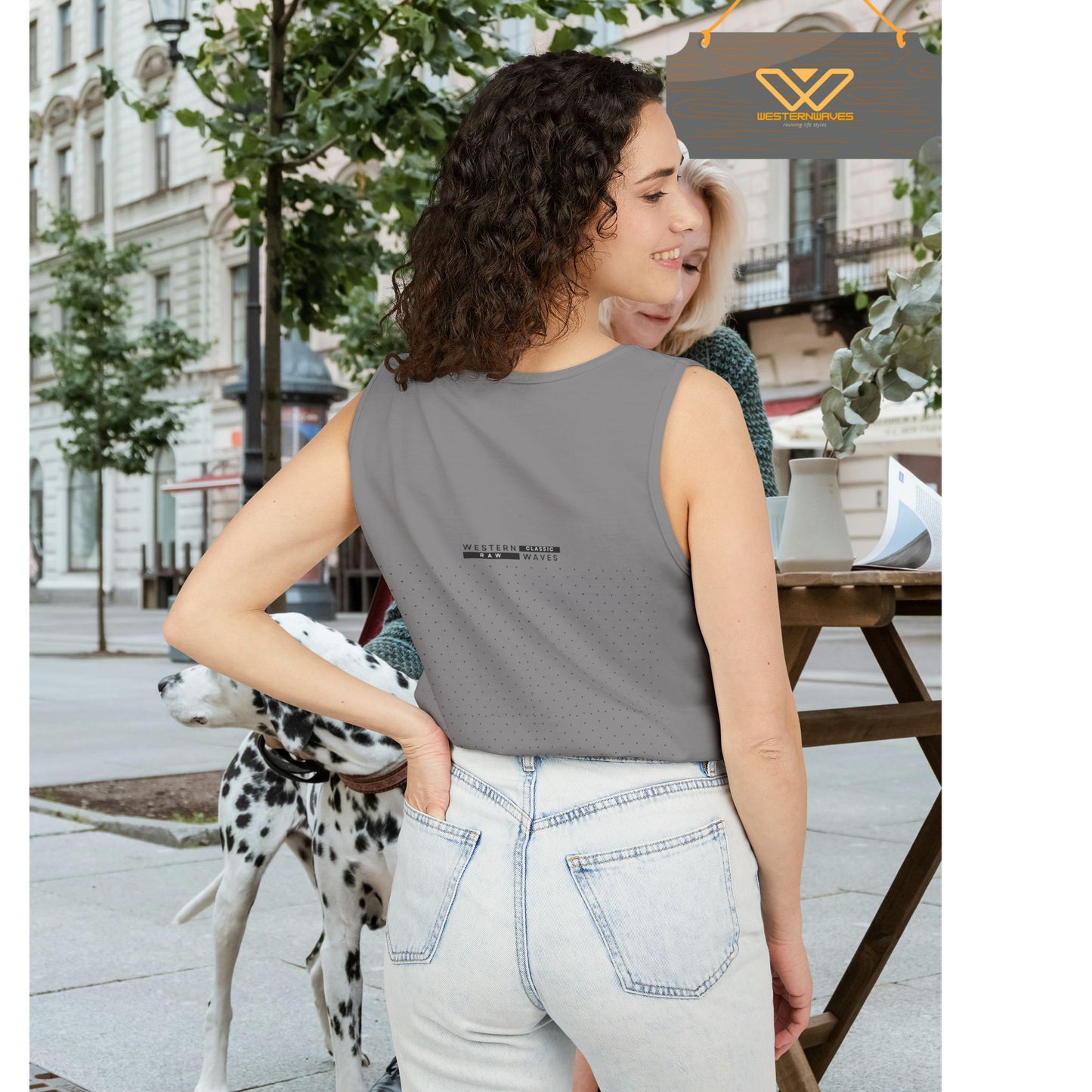 Unisex Garment-Dyed Tank Top_ Series N7* USDYEDTTOPS PT2WW001_ Limited Edition by WesternWaves: