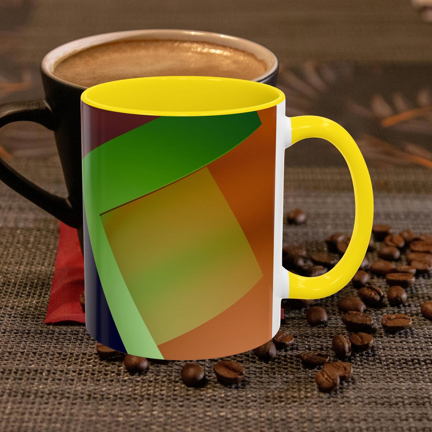 Accent Coffee Mug 11, 15oz_ N3+ Series ACM11OZ PT2WW018_ Limited Edition Perfect Blend of Style by WesternWaves: