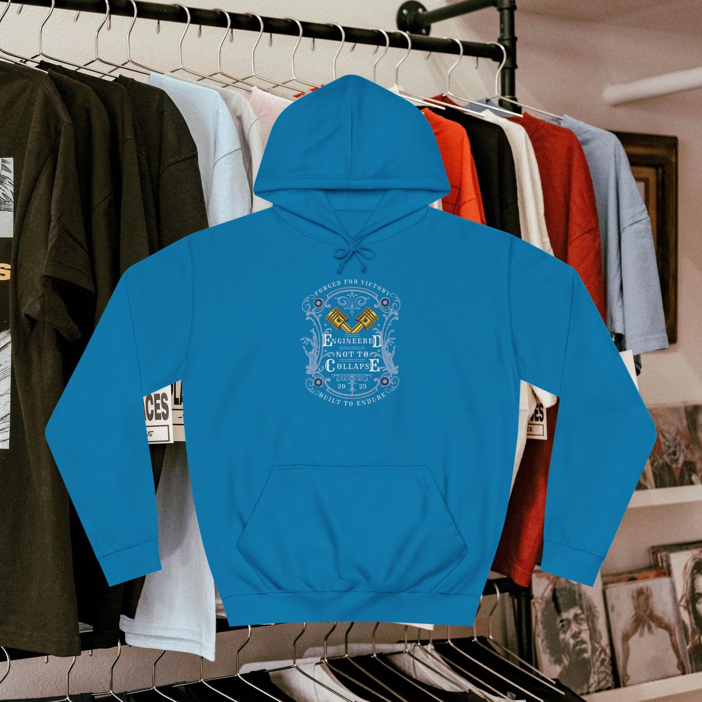 Unisex College Hoodie_ N3+ Series SCH PT2WW004_ Limited Edition Timeless Unisex Design by WesternWaves: