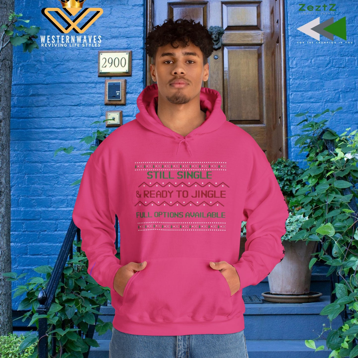 Unisex Heavy Blend™ Hooded Sweatshirt_ N2+ Series USHBHSS PT2WW007_Limited Edition Pinnacle of Comfort & Style by WesternWaves: