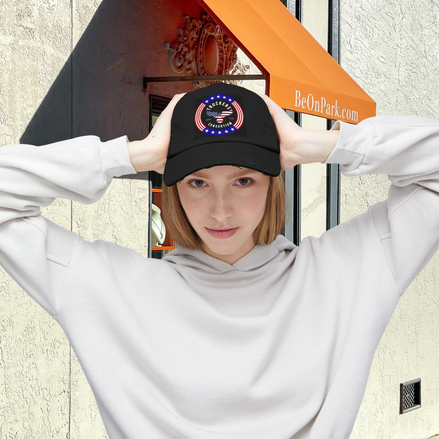 Unisex Distressed Cap_ N2 Series USDCAP PT2WW003_ Limited Edition Style & Comfort by WesternWaves: