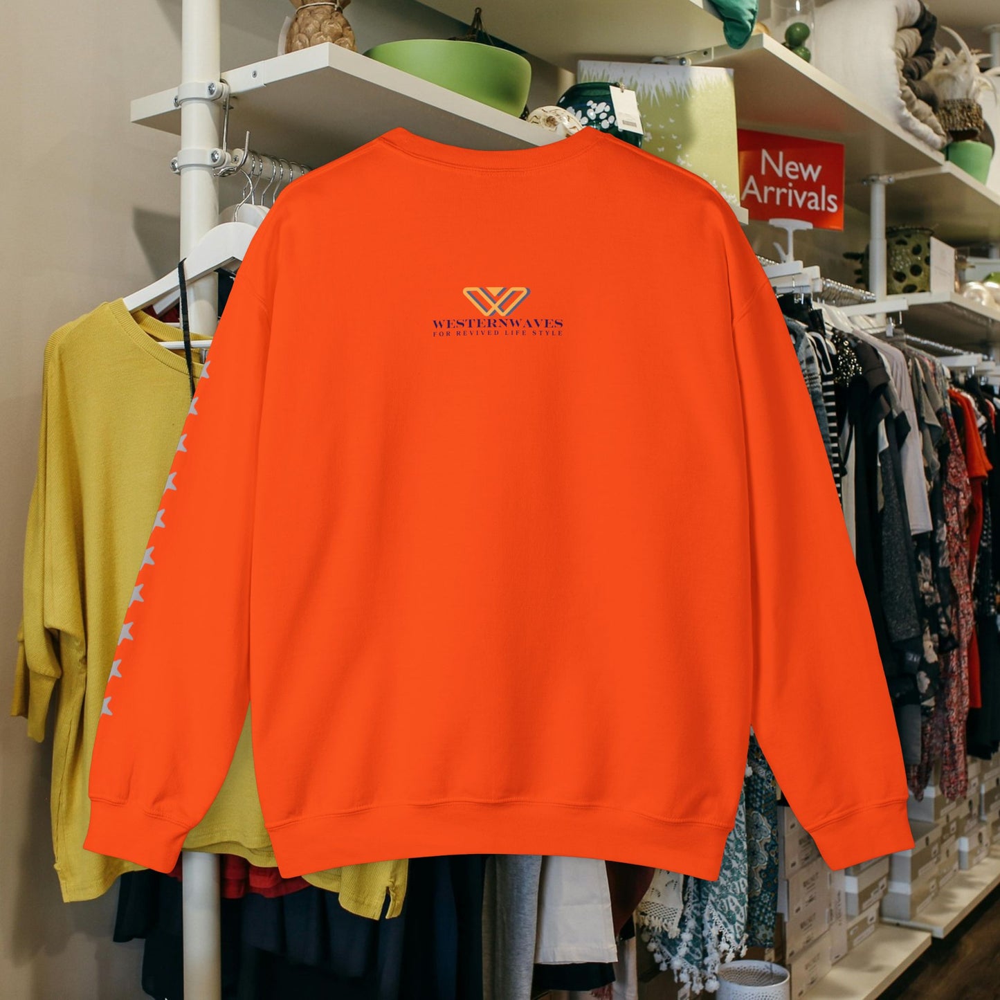 Unisex Heavy Blend™ Crewneck Sweatshirt_ N2 Series JBRW PT2WW001_Limited Edition Pure Luxury by WesternWaves: