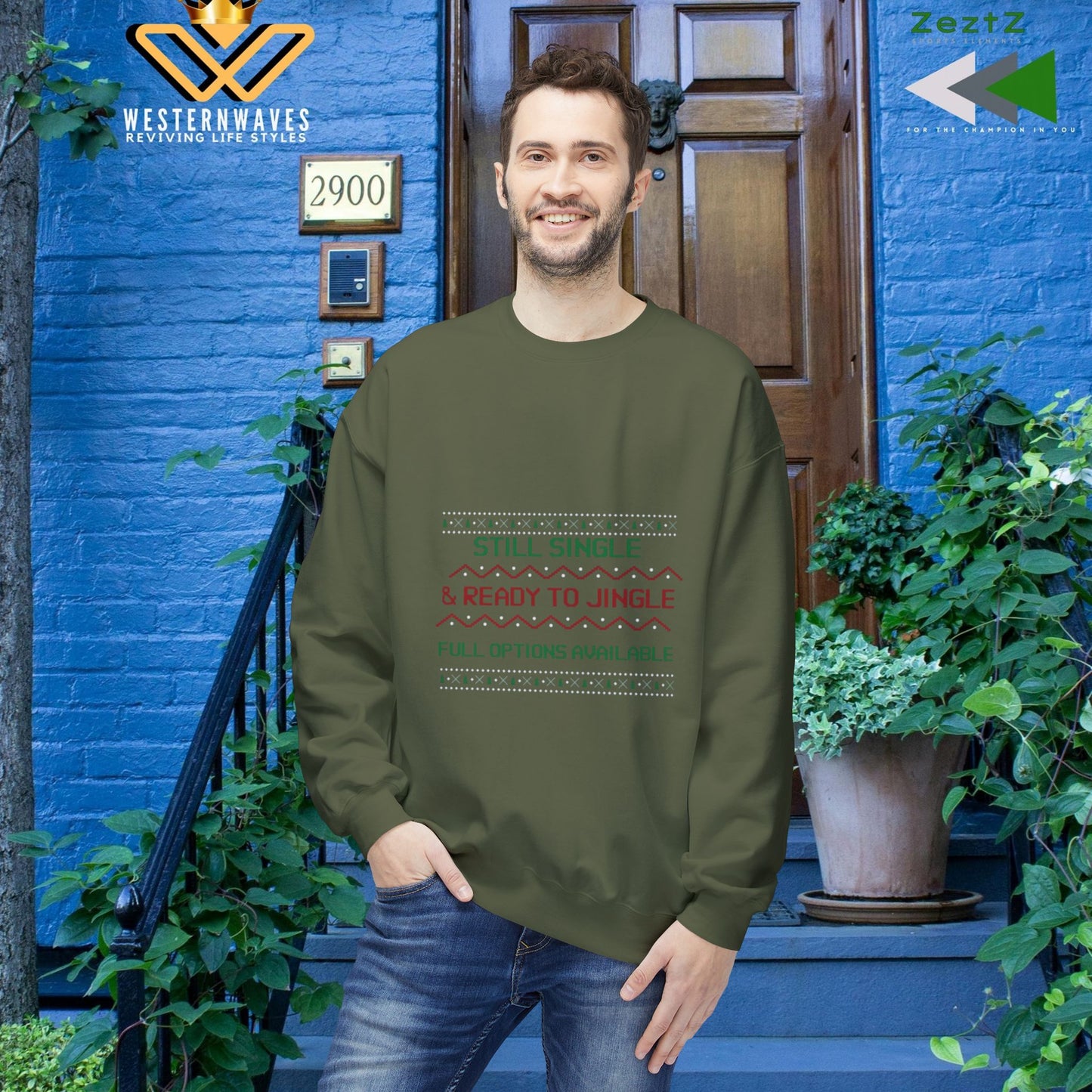 Softstyle Fleece Sweatshirt - N3+ Series SSFSS PT2WW001_ Limited Edition Cozy, Eco-Friendly, Unisex product by WesternWaves: