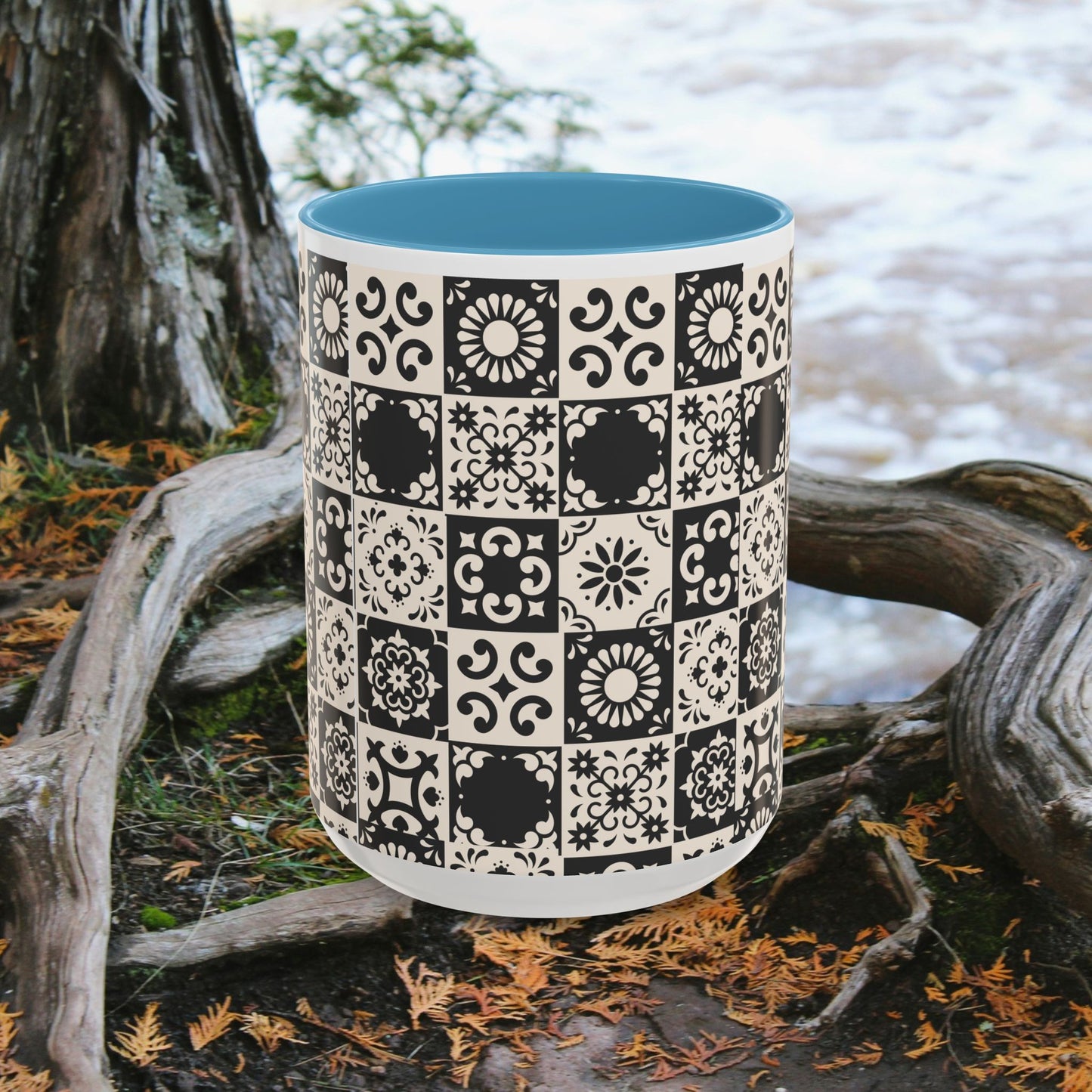 Accent Coffee Mug (11, 15oz)_ N+ Series ACMUG PT2WW004_ Limited Edition Mug by WesternWaves