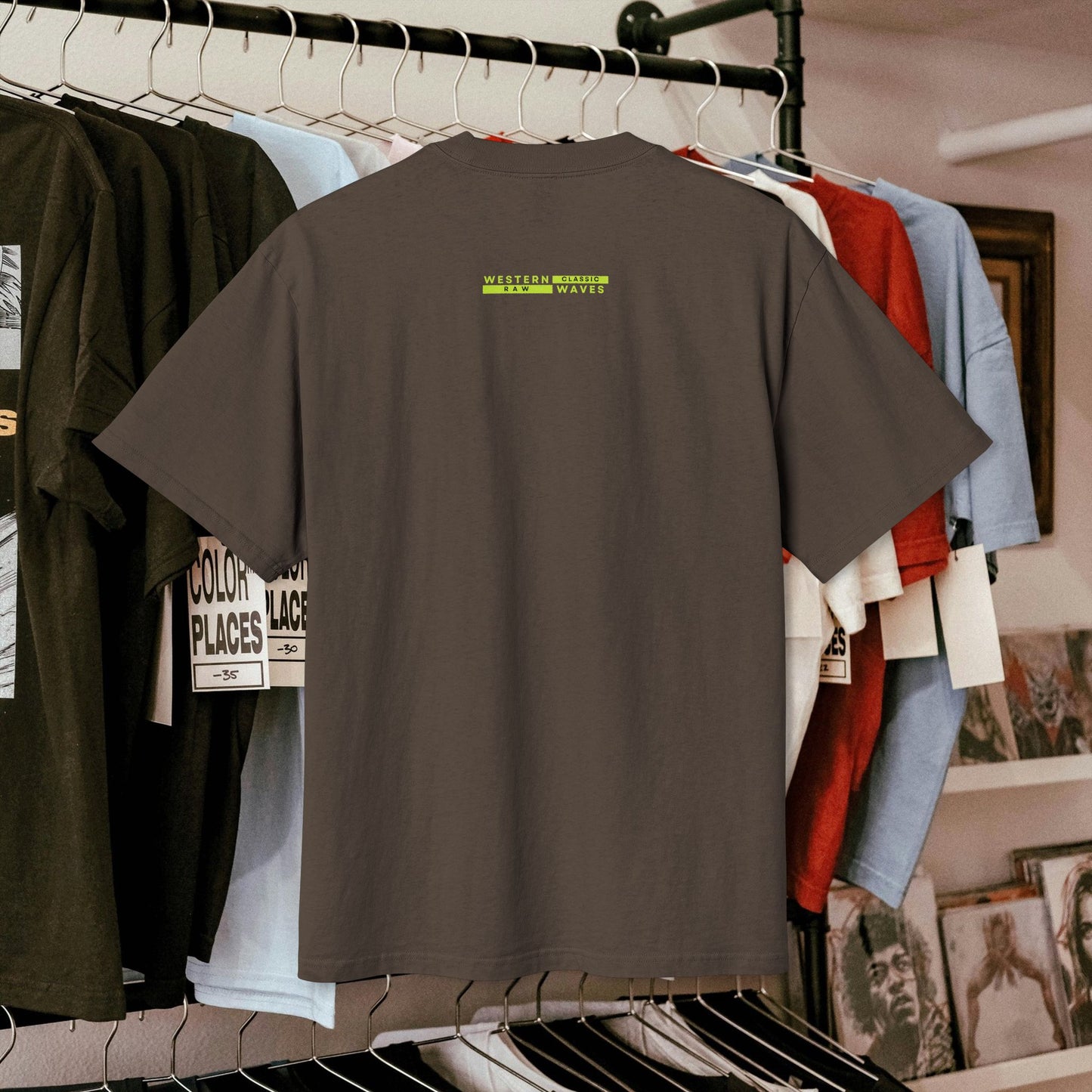 Unisex Heavy Faded Tee_ N7* Series USHFTEE PT2WW015_ Limited Edition Heavy Faded Tee by WesternWaves: