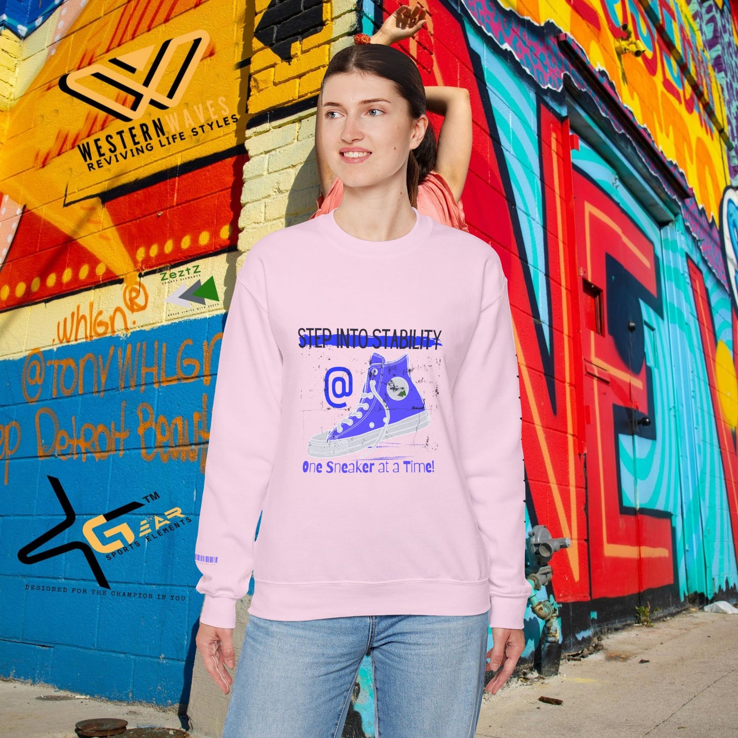 Unisex Heavy Blend™ Crewneck Sweatshirt_ N3+ Series UHBCSS PT2WW031_ Limited Edition Pure Luxury By WesternWaves: