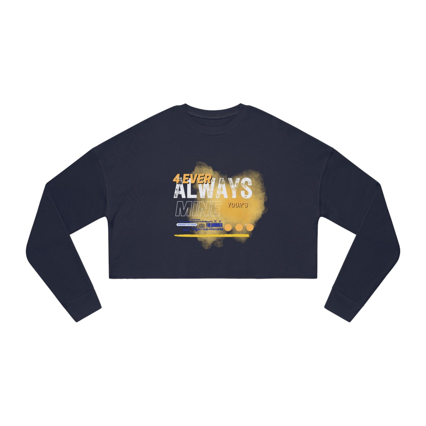 Women's Cropped Sweatshirt_ N+ Series TSWCSS PT2WW002 - Limited Edition Trendsetter by WesternWaves: