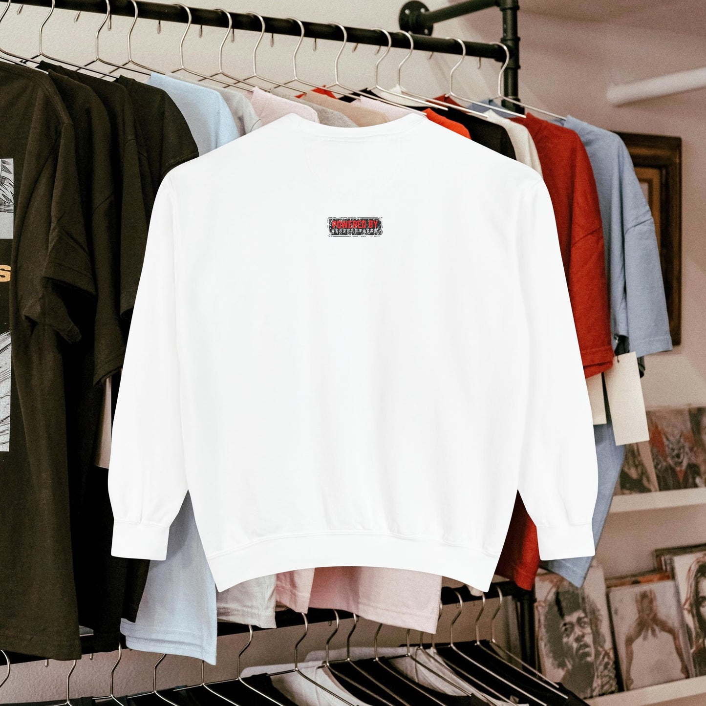 Unisex Garment-Dyed Sweatshirt_ N2 Series USGDSS PT2WW002_ Limited Edition Masterpiece of ‘ZeztZ’ Sports Brand _ Luxury & Casual Comfort by WesternWaves: