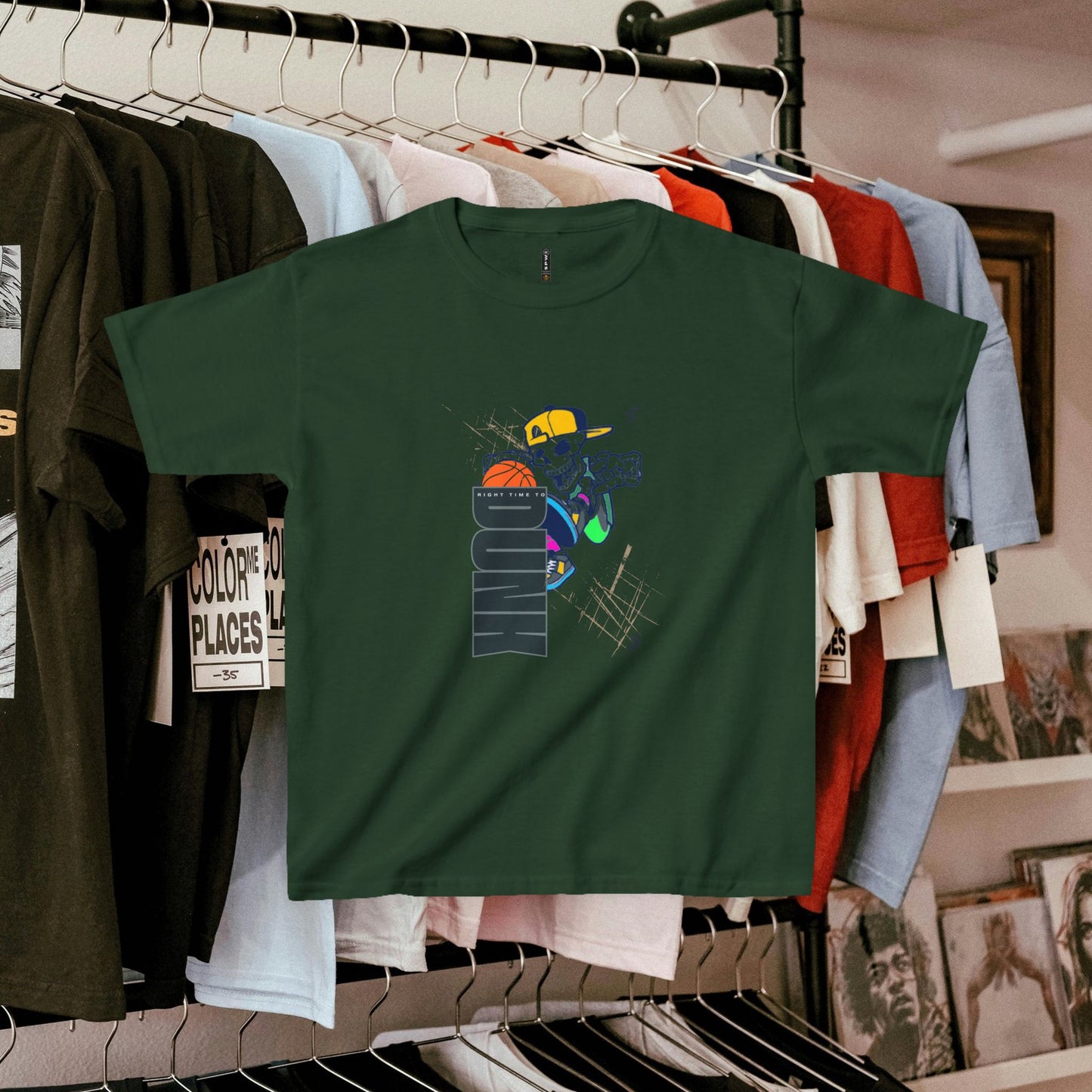 Kids Heavy Cotton™ Tee_ N2+ Series KHCT PT2WW008_ Limited Edition Durable Comfort for Every Adventure by WesternWaves: