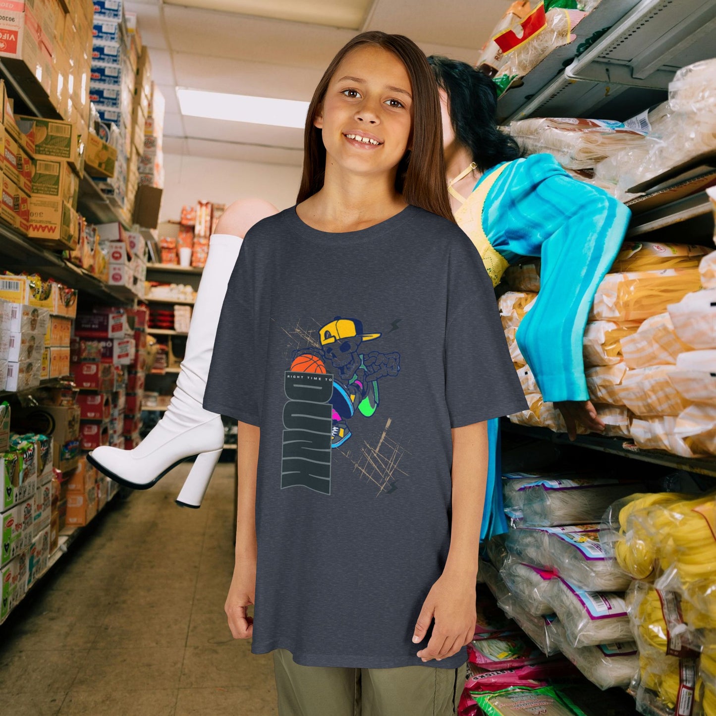 Kids Heavy Cotton™ Tee_ N2+ Series KHCT PT2WW008_ Limited Edition Durable Comfort for Every Adventure by WesternWaves: