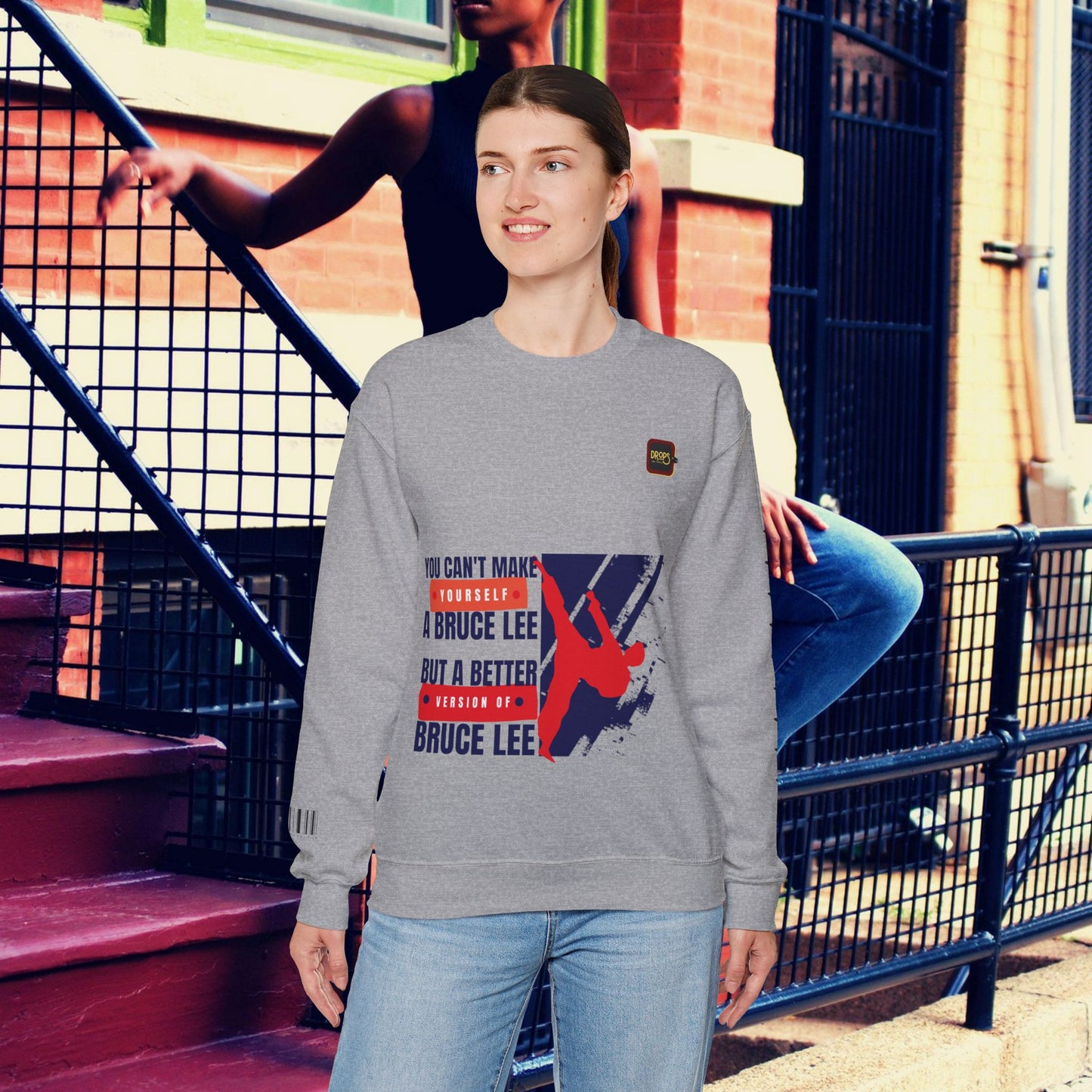Unisex Heavy Blend™ Crewneck Sweatshirt_ N2 Sports Series UHBCSS PT2WW010_ Limited Edition ‘Zeztz’ Brand Sports Elements by WesternWaves: