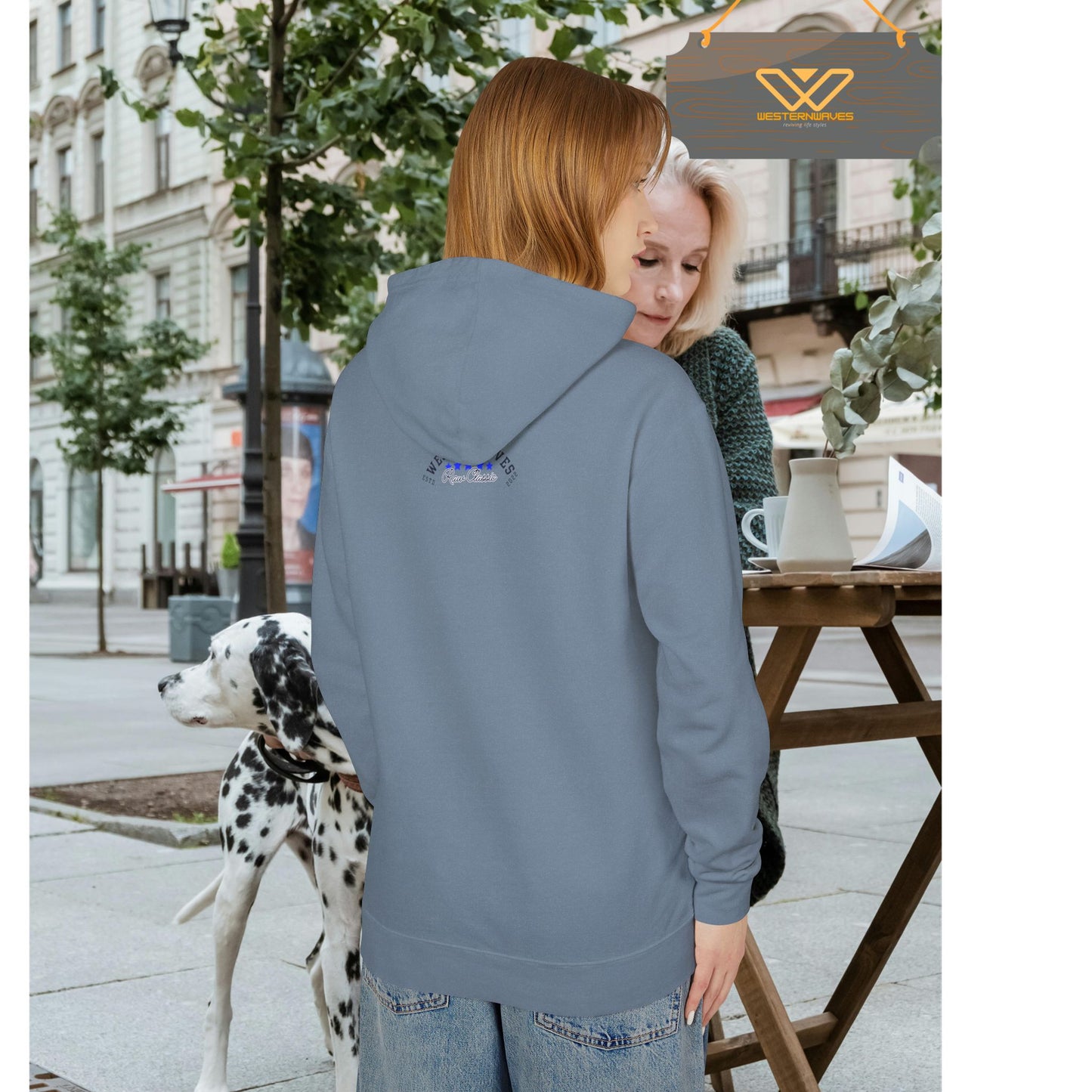 Unisex Lightweight Hooded Sweatshirt – N2+ Series USLWHSS PT2WW023_ Limited Edition Crafted Comfort by WesternWaves: