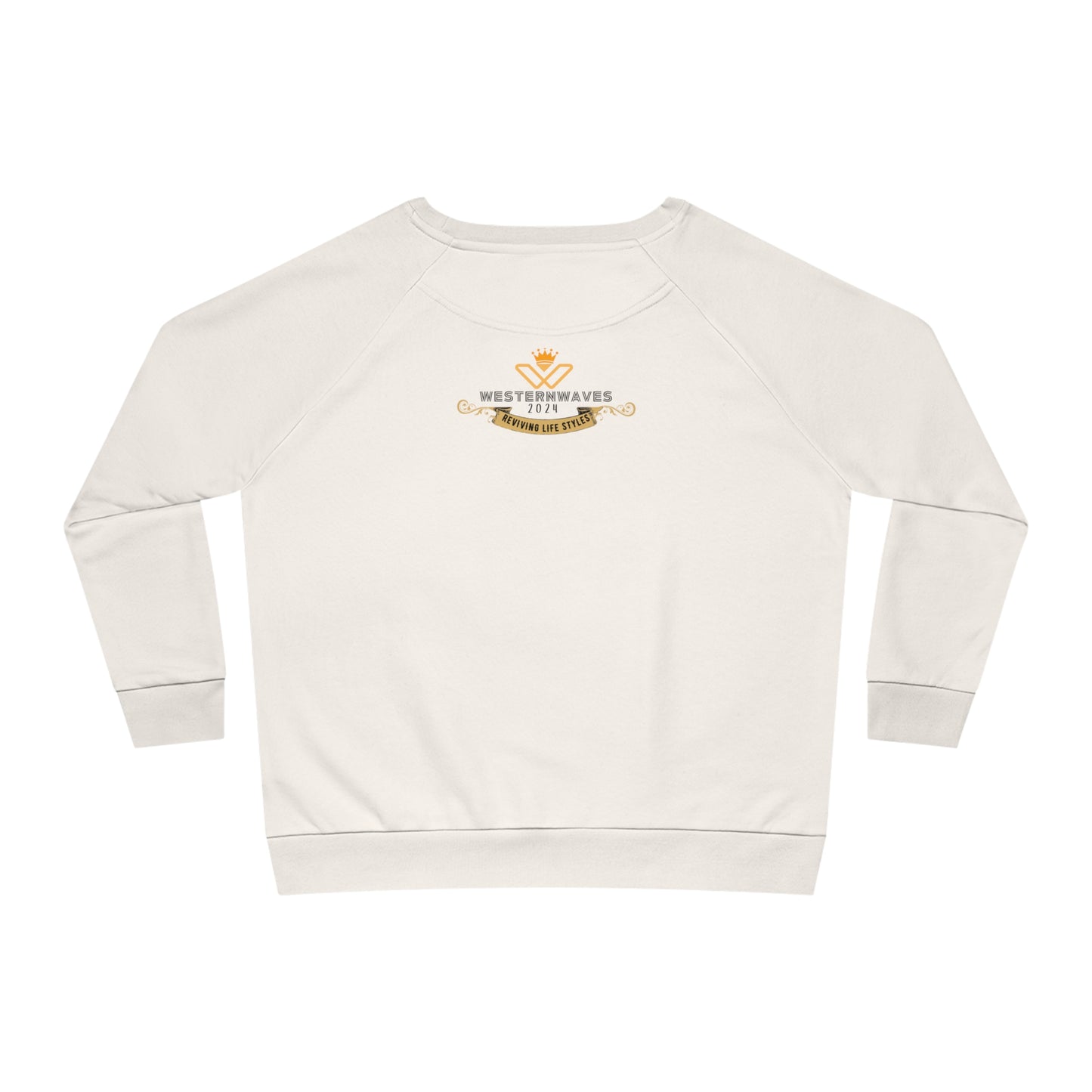 Women's Dazzler Relaxed Fit Sweatshirt _ N2+ Series WDRFSS PT2WW003_ Limited Edition Attribution to Stanley/Stella by WesternWaves: