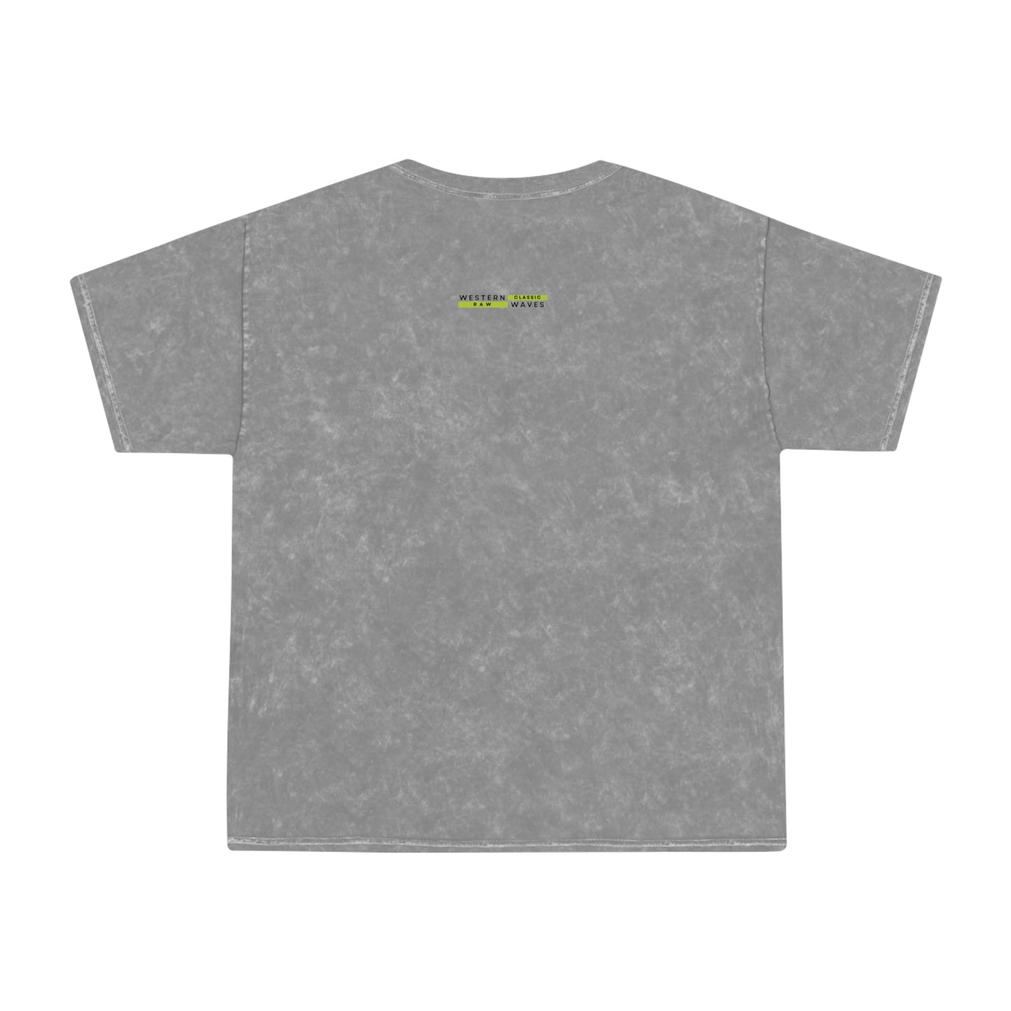Unisex Mineral Wash T-Shirt_ N3+ Series UMWTS PT2WW001_ Limited Edition Retro Revival Experience by WesternWaves: