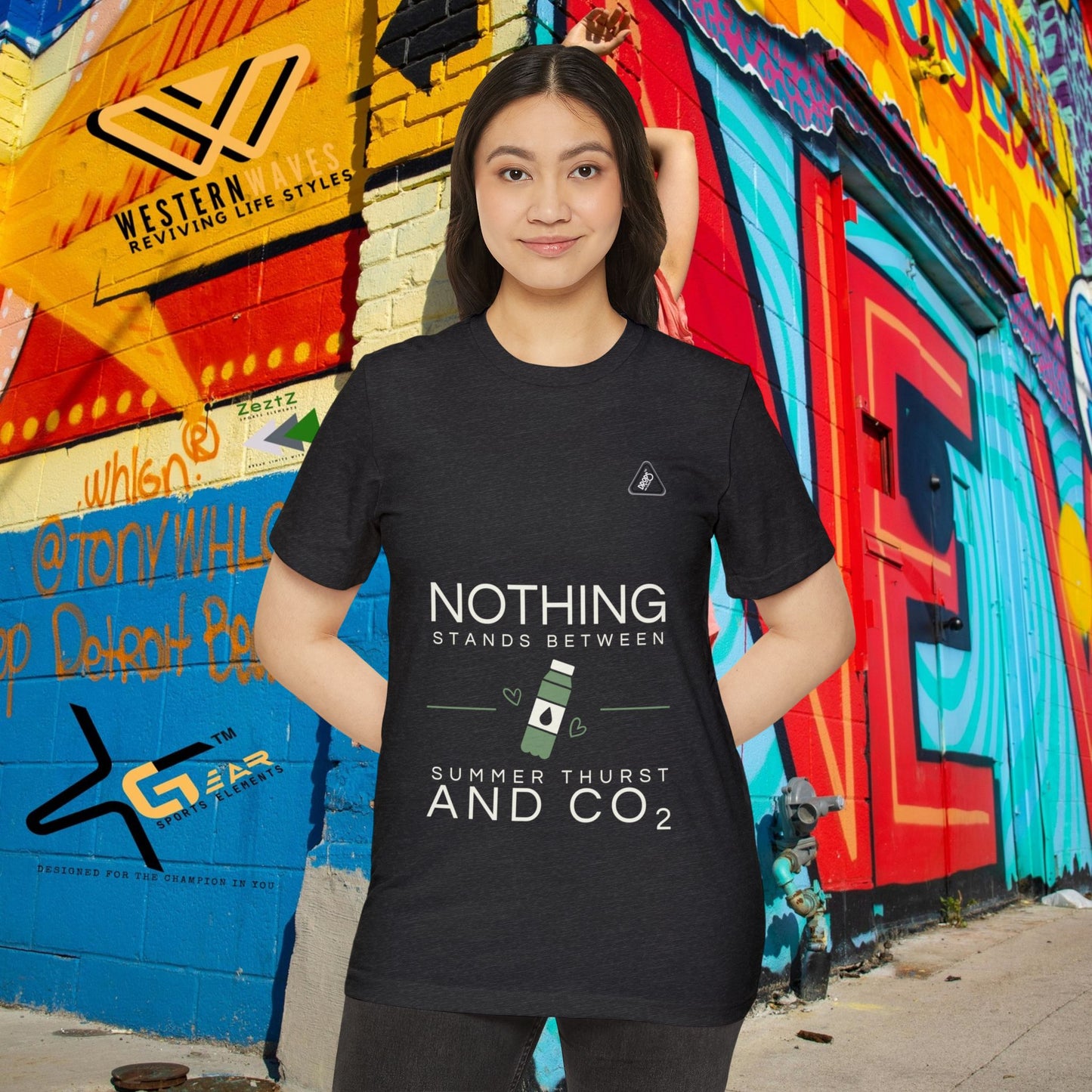 Eco-Friendly Unisex T-Shirt_ N7* Series ECOFUSTS PT2WW001_ Limited Edition Eco-Friendly T-Shirt by WesternWaves: