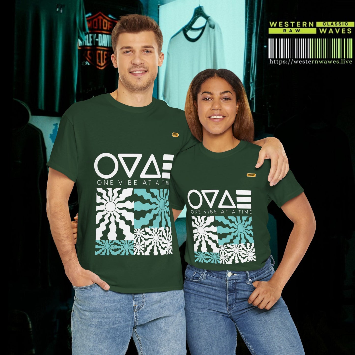 Unisex Heavy Cotton Tee_ Series N7* USHCTEE PT2WW003_ Limited Edition Heavy Cotton Tee by WesternWaves:
