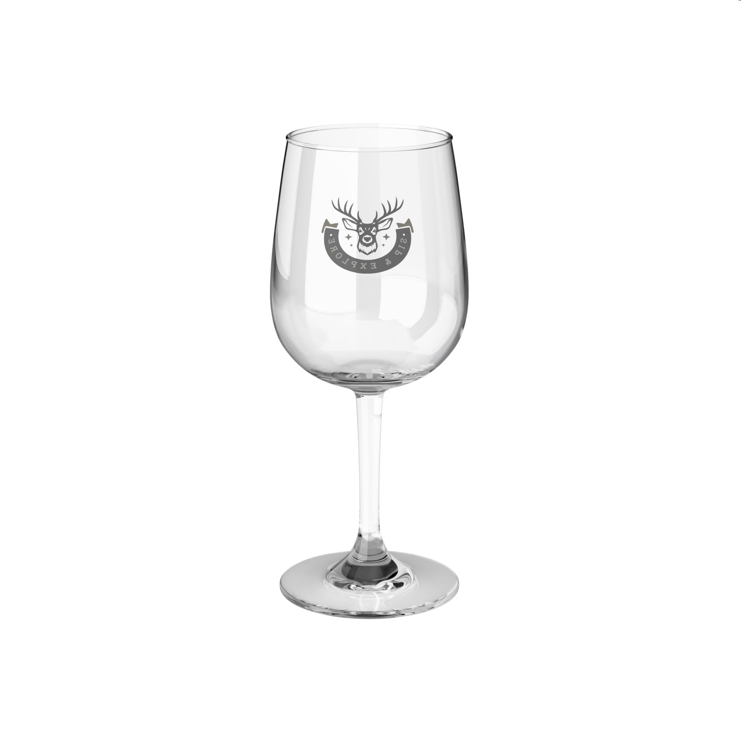 Wine Glass 12oz – N2+ Series WG12OZ PT2WW001_ Limited Edition Mood-Matching Personalized Wine Glass by WesternWaves: